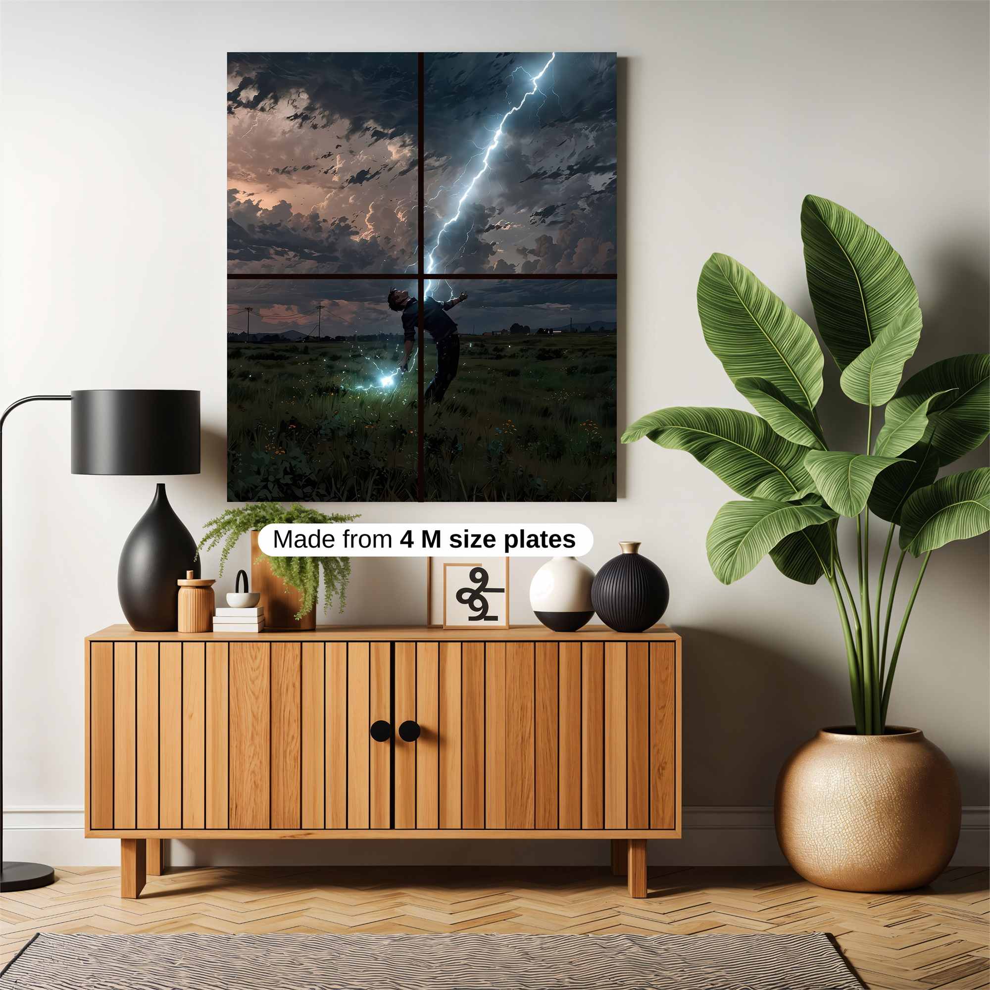 Lightning Embrace Safe Wall Magnetic / M