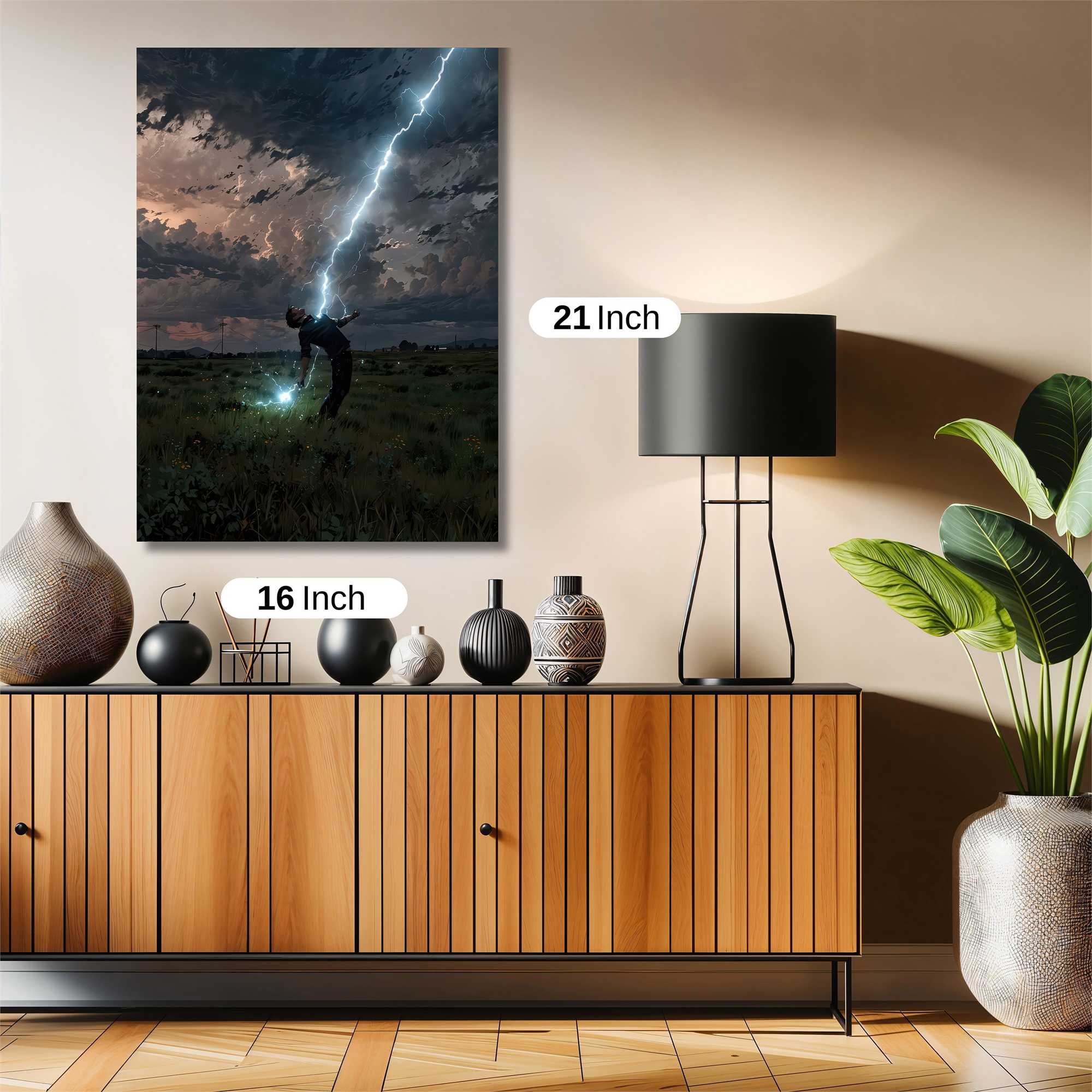 Lightning Embrace Safe Wall Magnetic / M