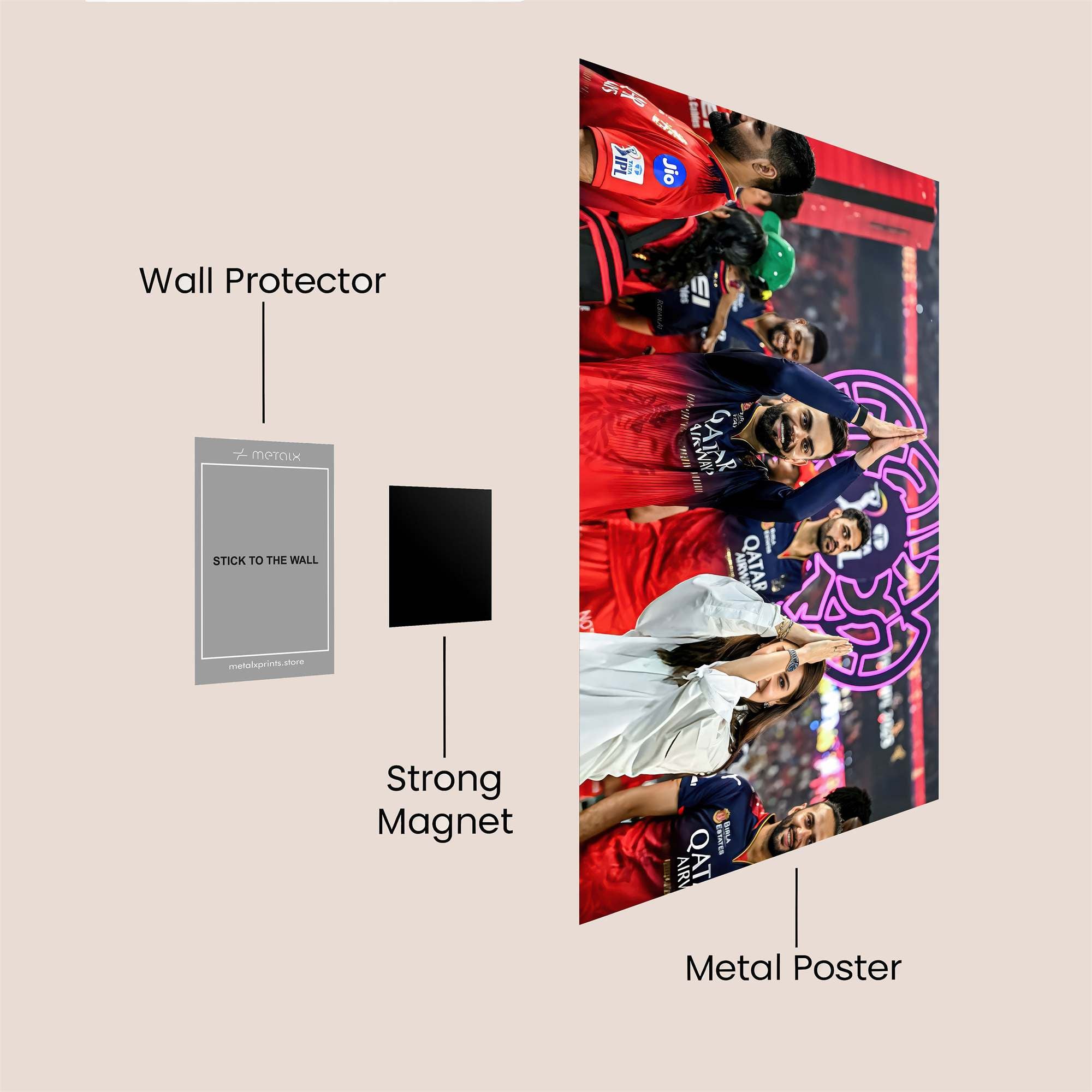 Virat Triumphant Safe Wall Magnetic / M