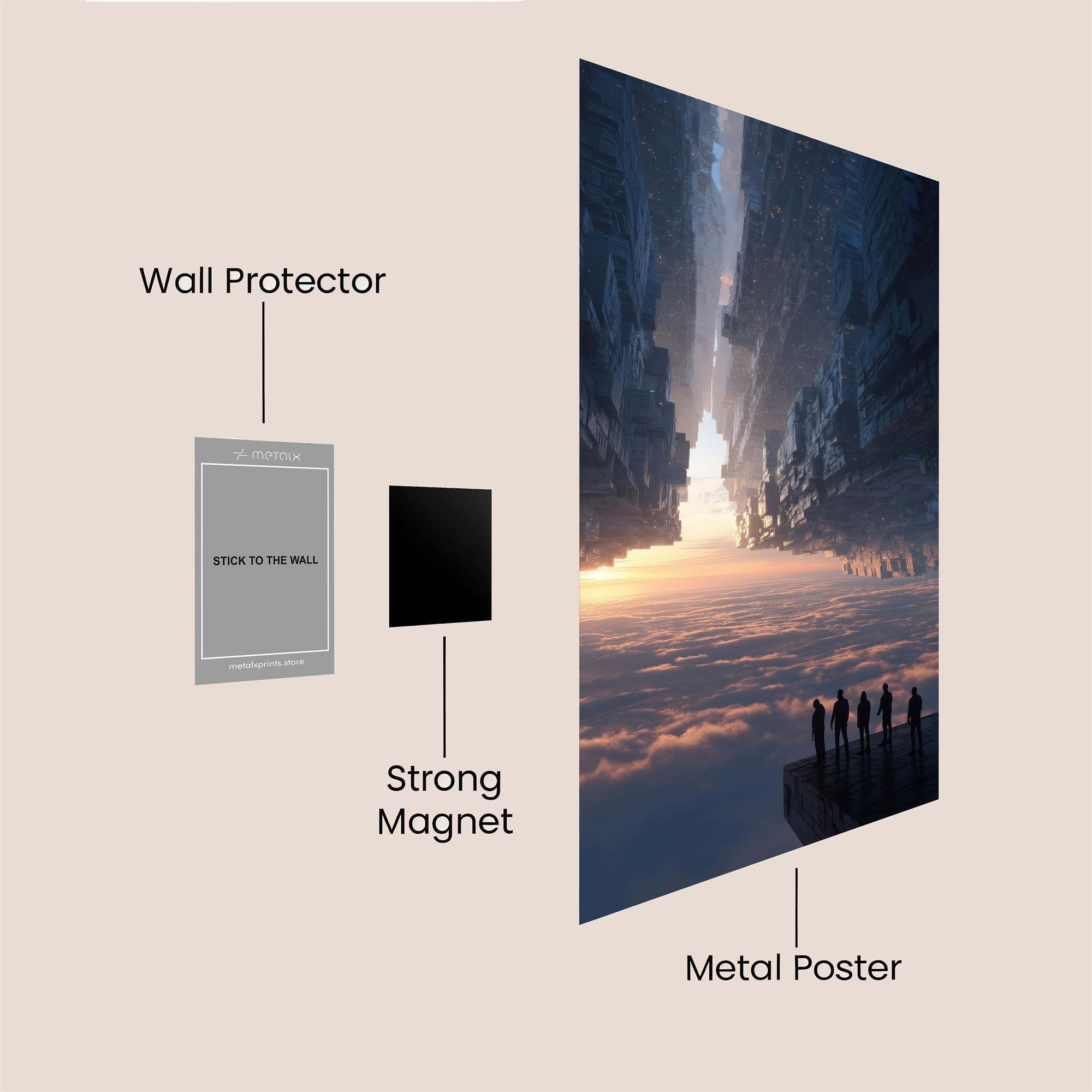 Abyss Serenity Safe Wall Magnetic / M