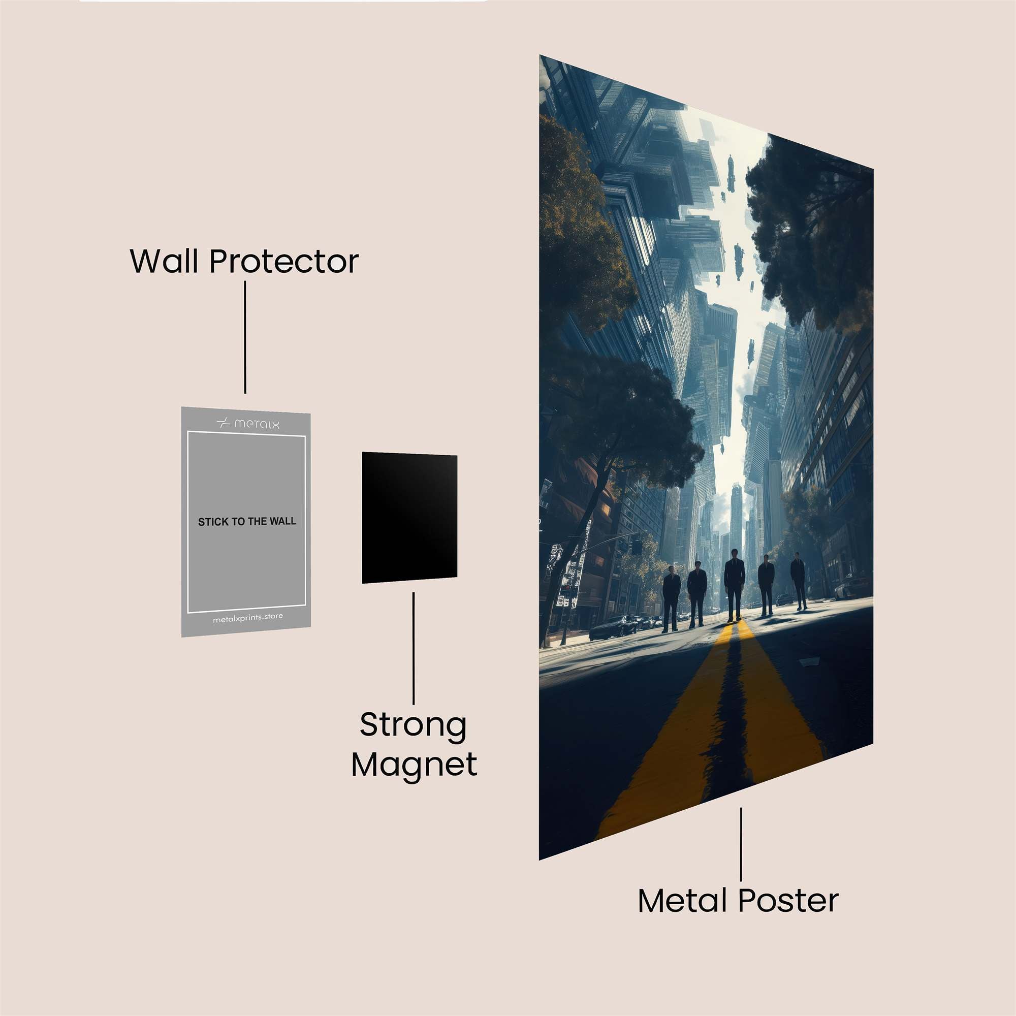 Menace Avenue Safe Wall Magnetic / M