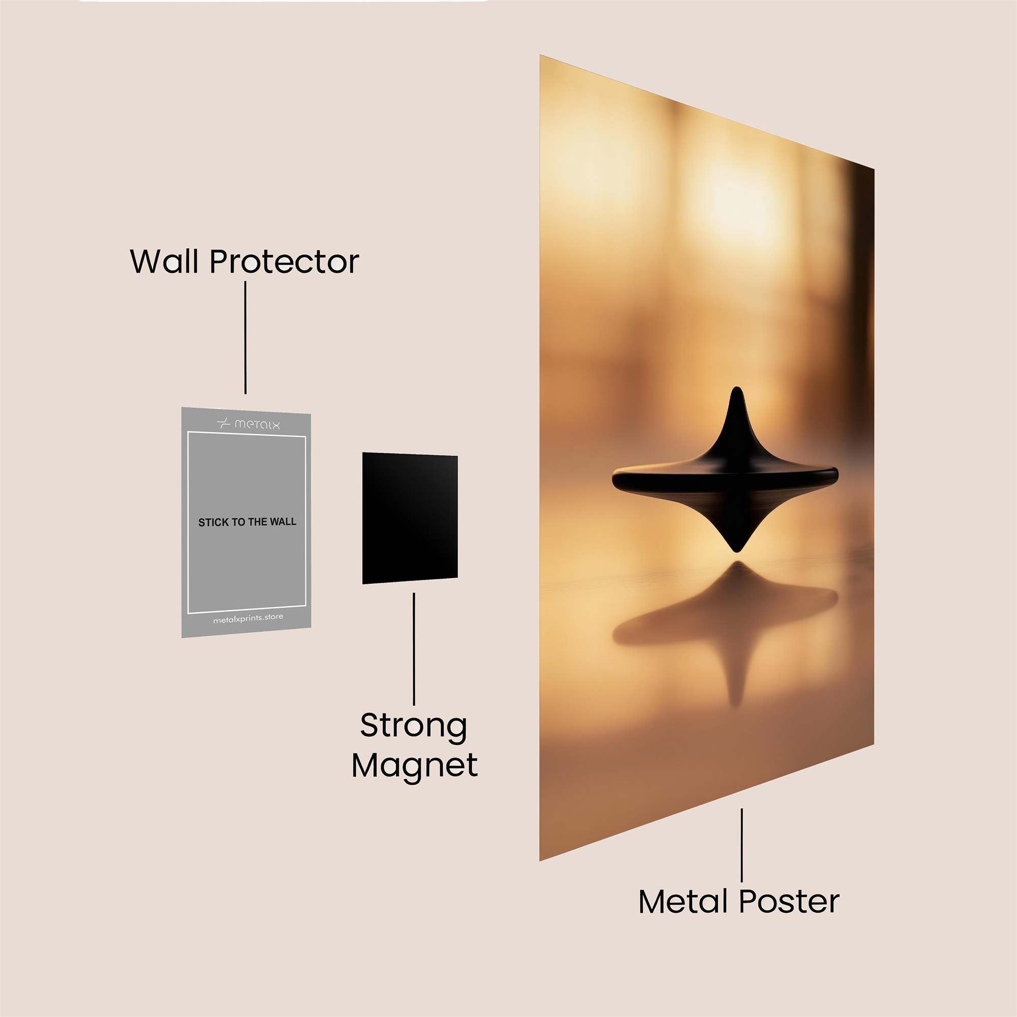 Spinning Serenity Safe Wall Magnetic / M