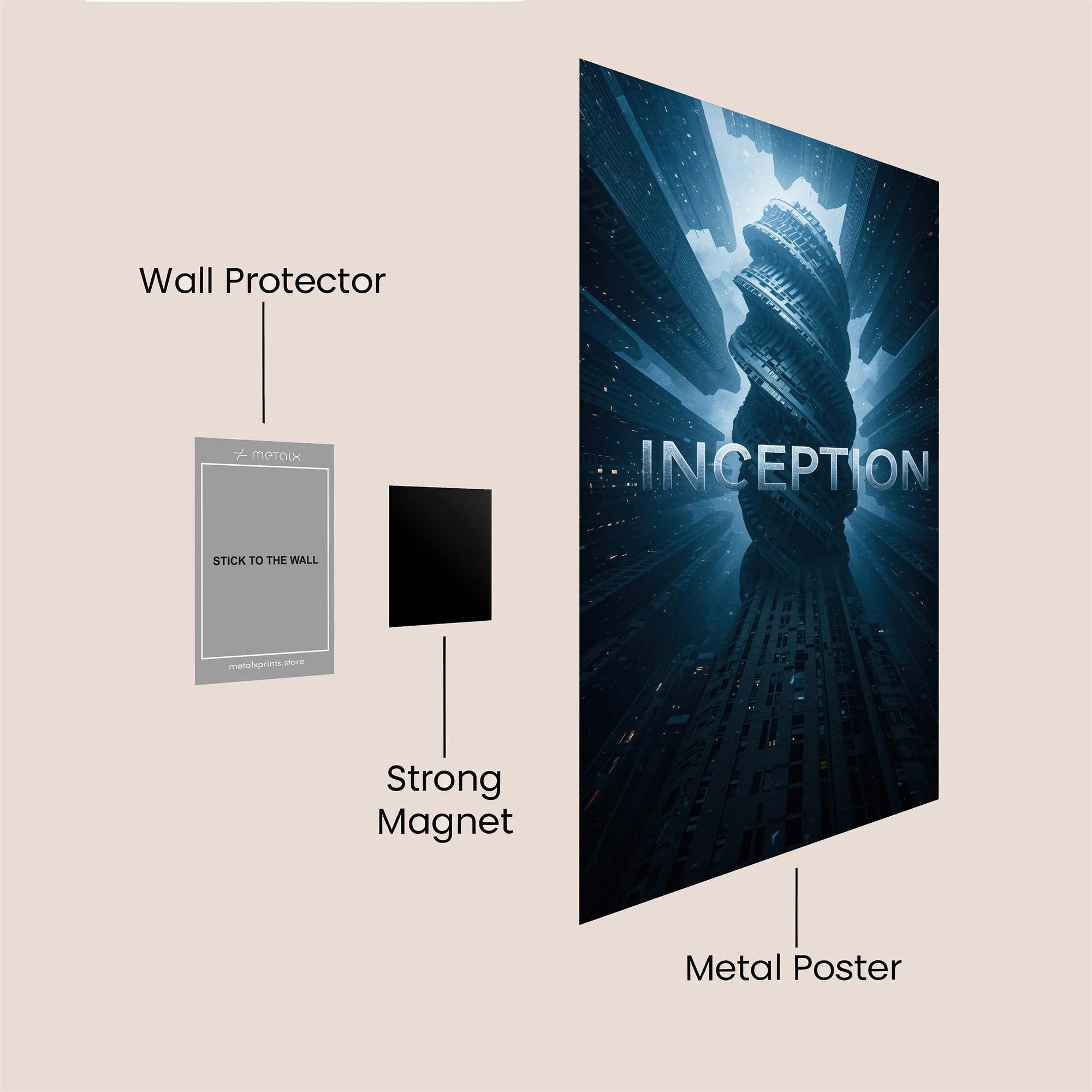 Inception Dreamscape Safe Wall Magnetic / M