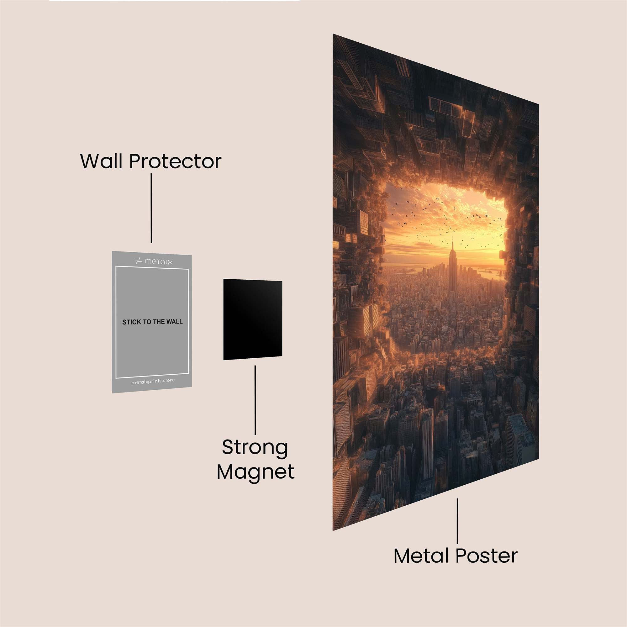 Empire Rebirth Safe Wall Magnetic / M