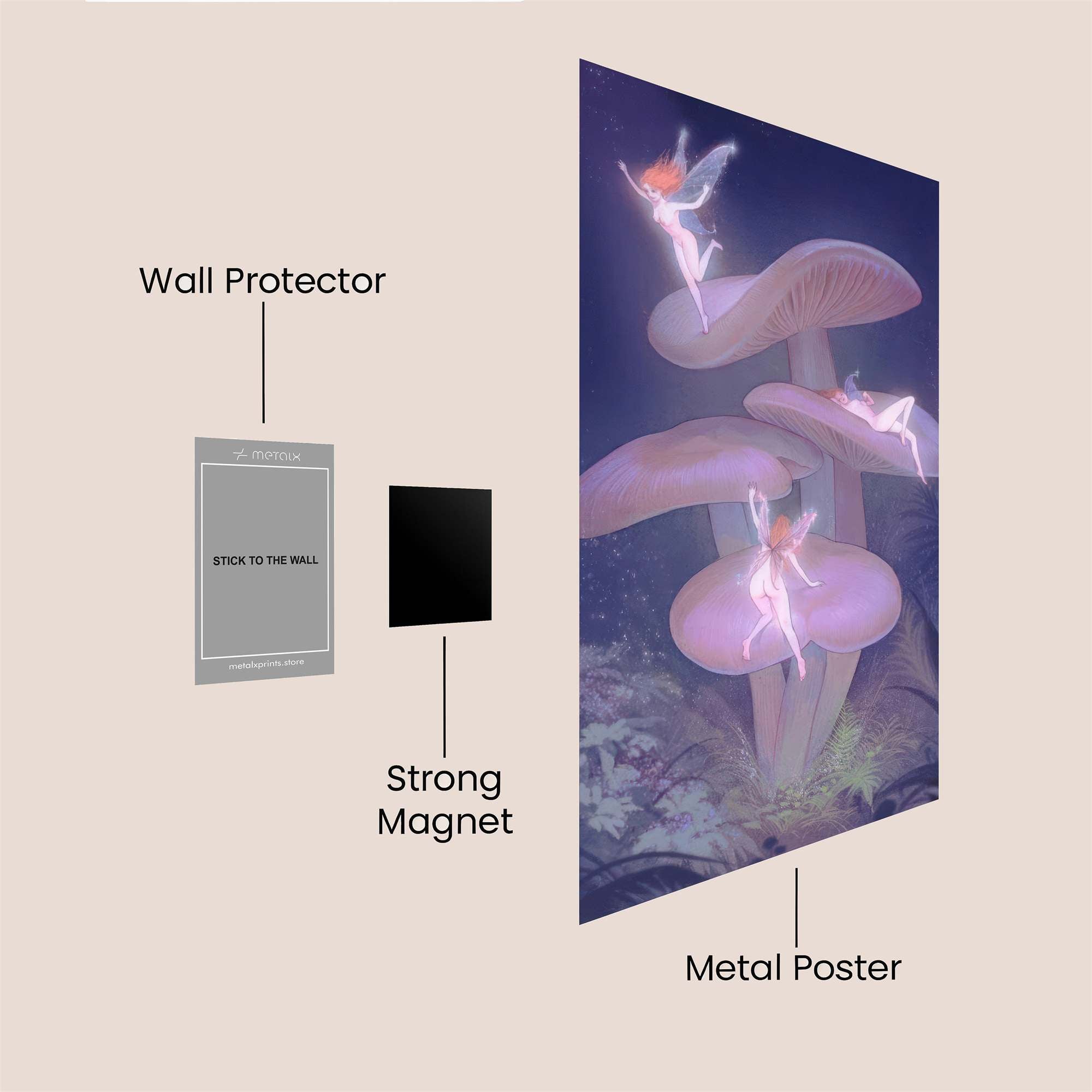 Fairy Enchantment Safe Wall Magnetic / M