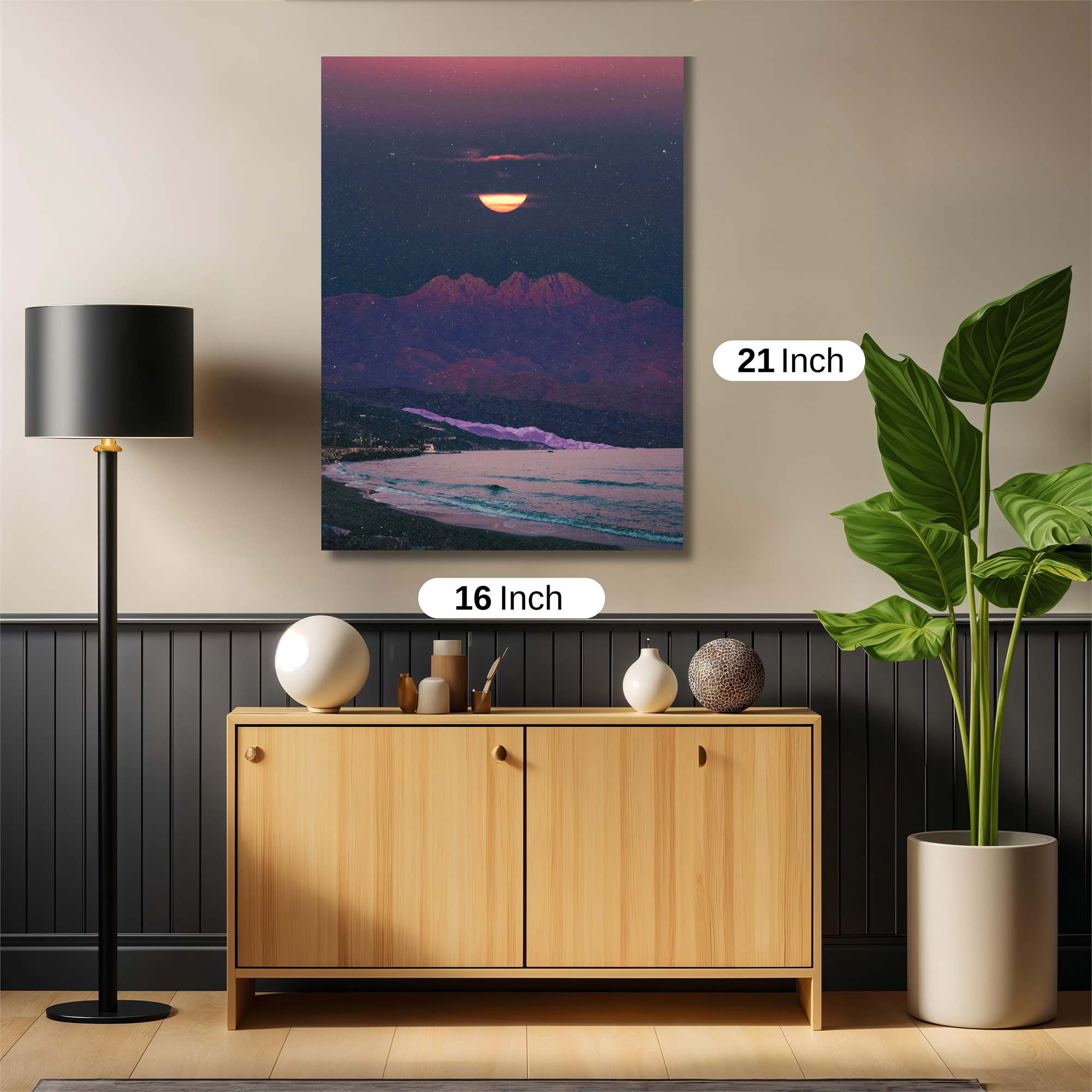 Sunset Serenity Safe Wall Magnetic / M