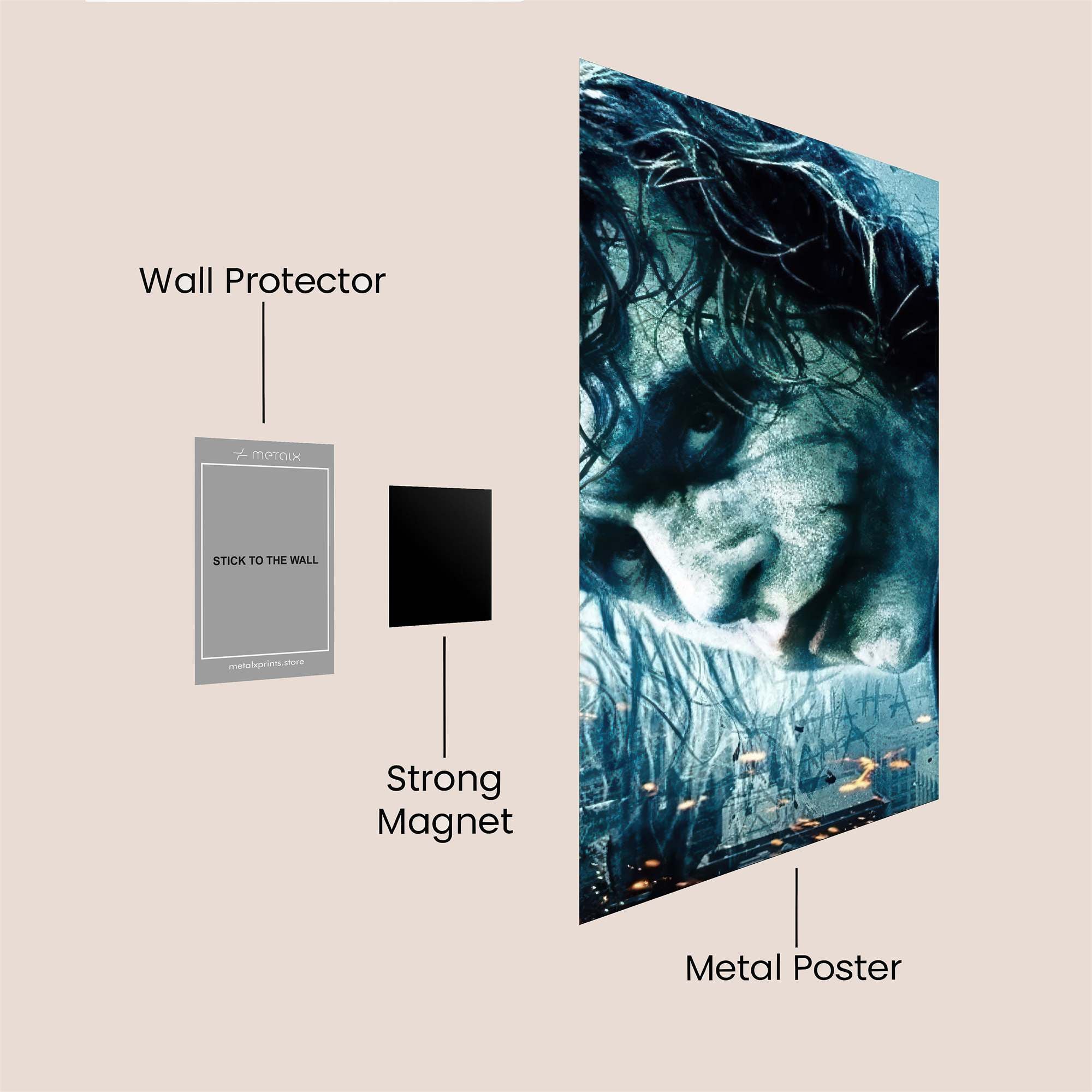 Joker Chaotic Safe Wall Magnetic / M