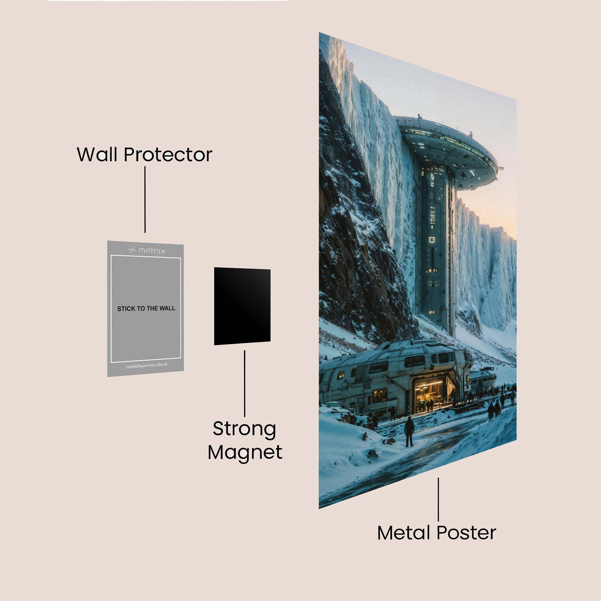 Elysium Serenity Safe Wall Magnetic / M