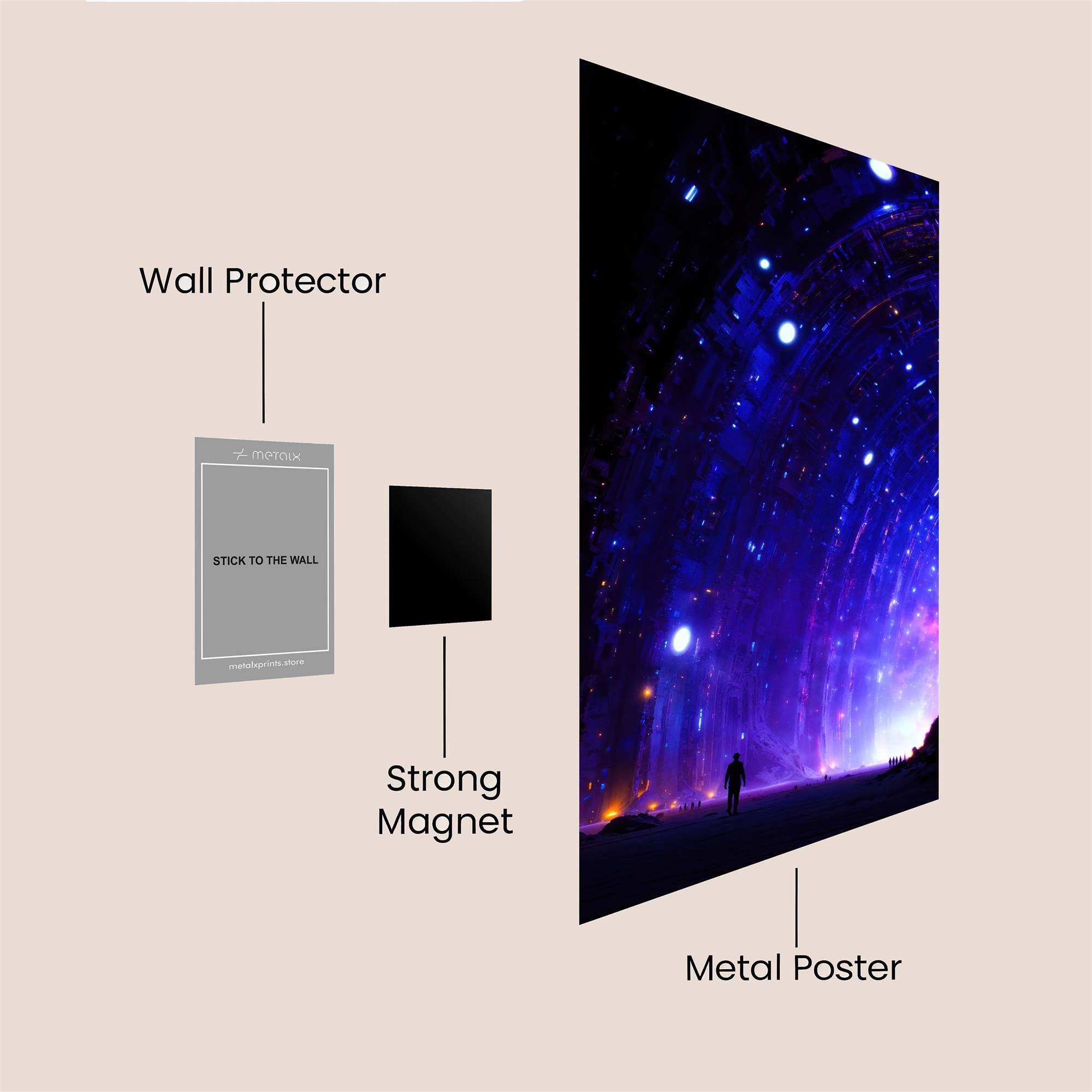 Starry Wonder Safe Wall Magnetic / M