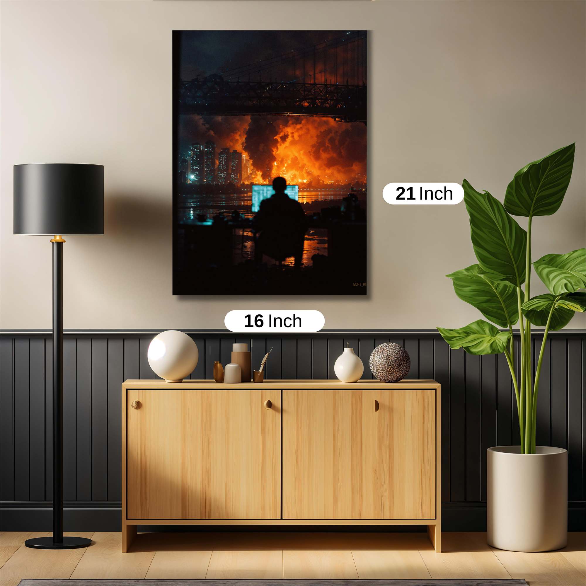 Inferno Watch Safe Wall Magnetic / M