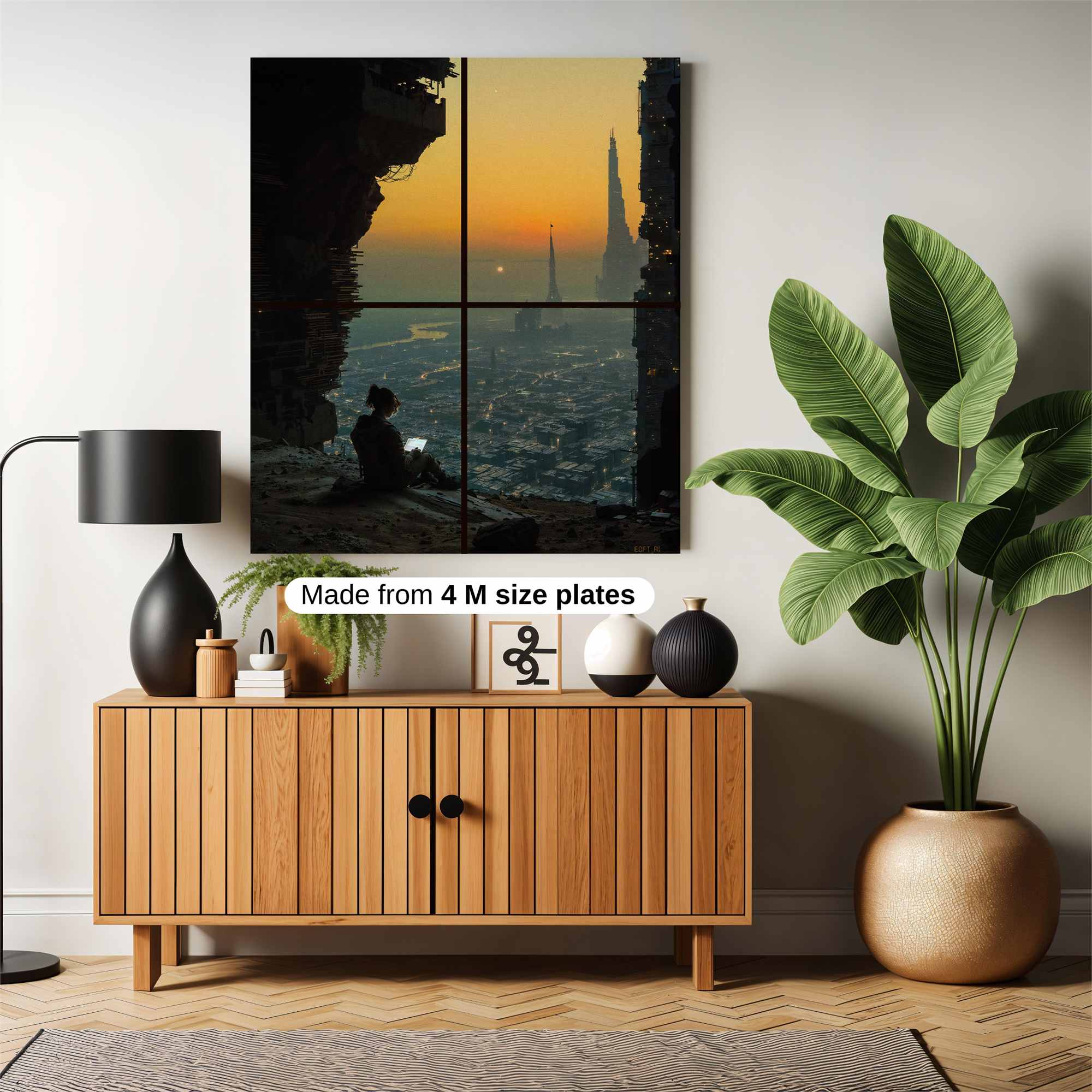 Sunset Serenity Safe Wall Magnetic / M