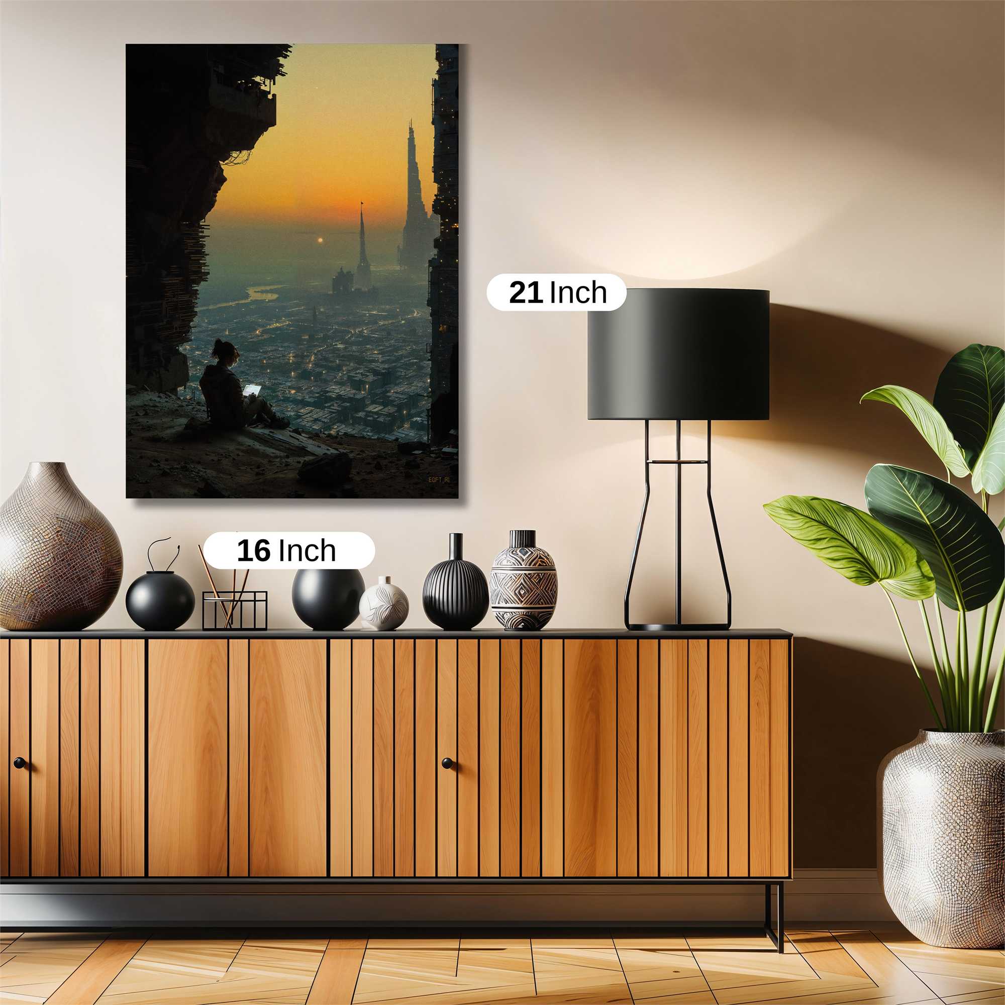 Sunset Serenity Safe Wall Magnetic / M