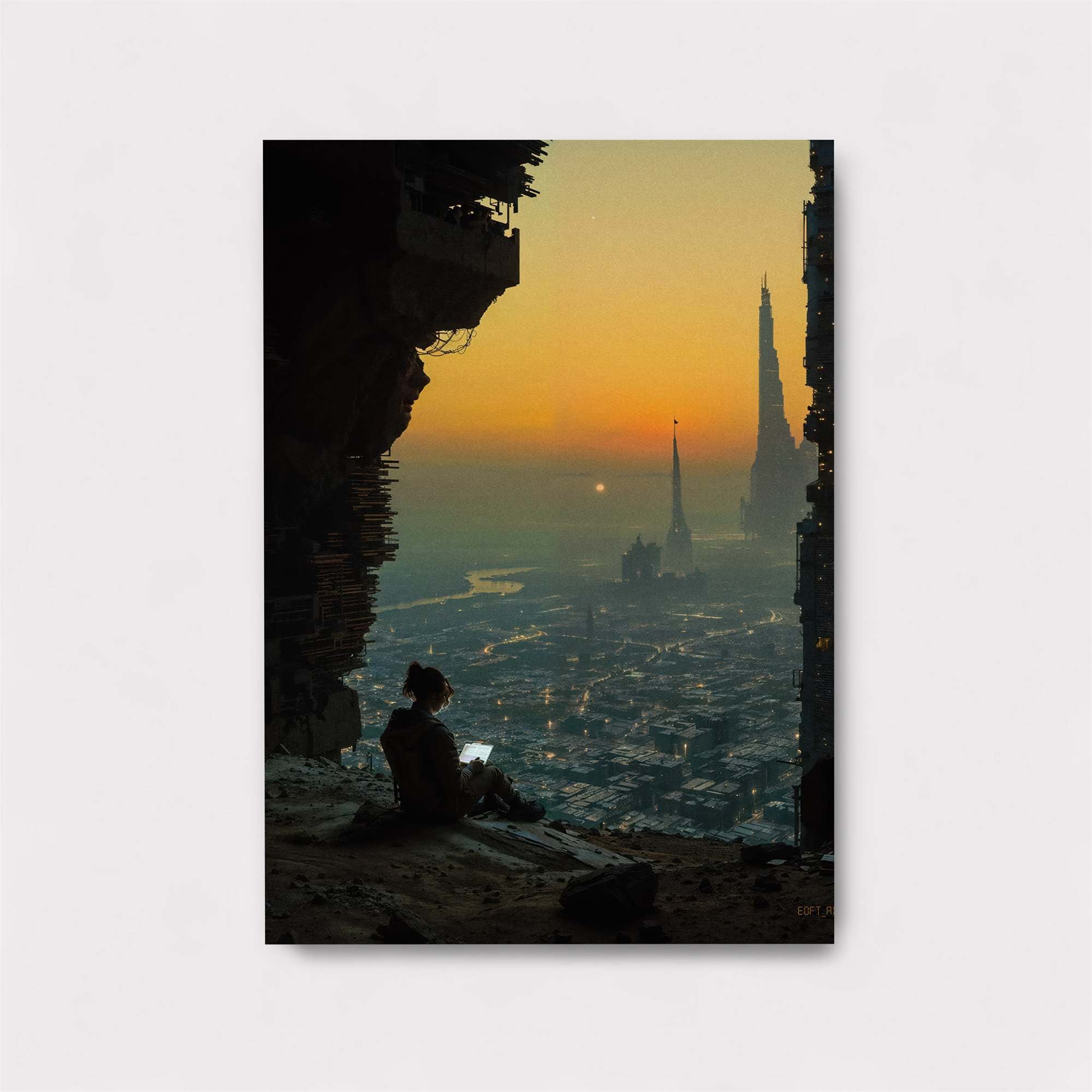 Sunset Serenity Safe Wall Magnetic / M