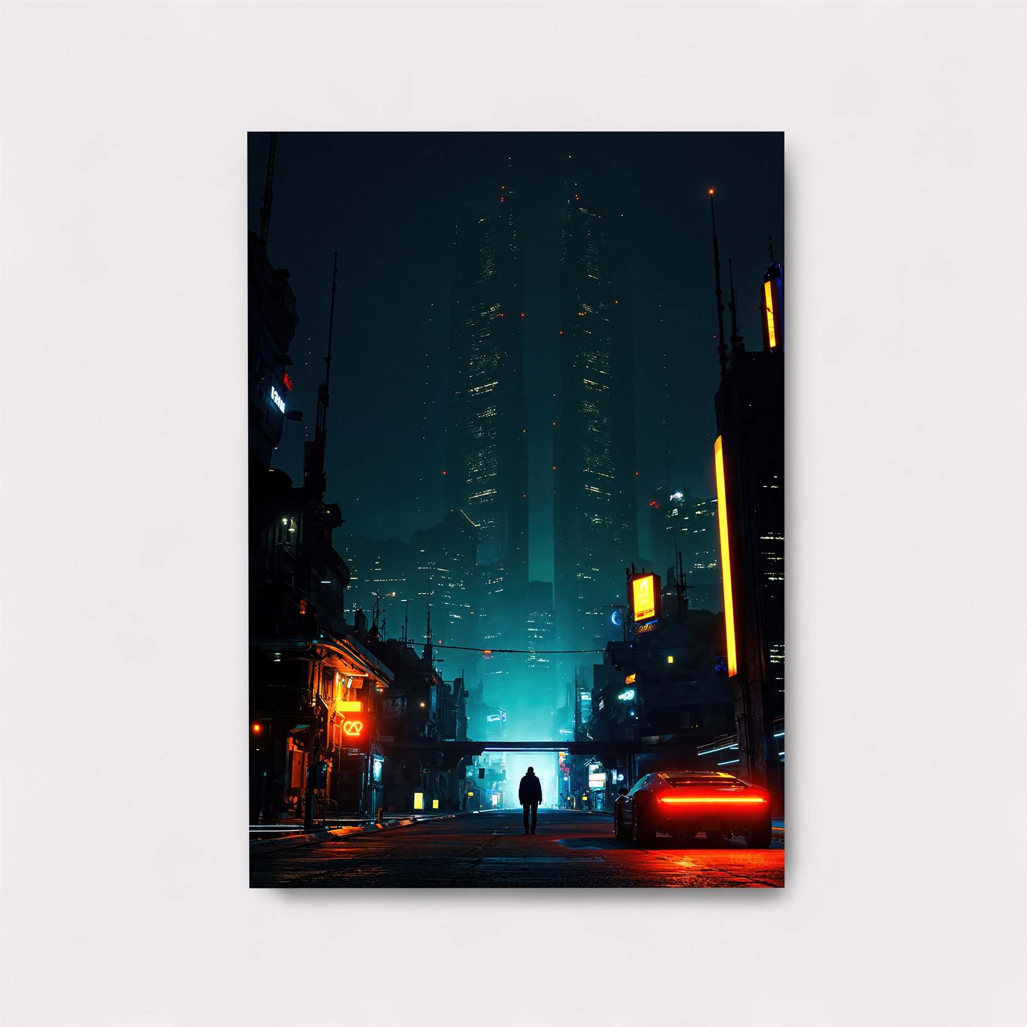 Neon Solitude Safe Wall Magnetic / M