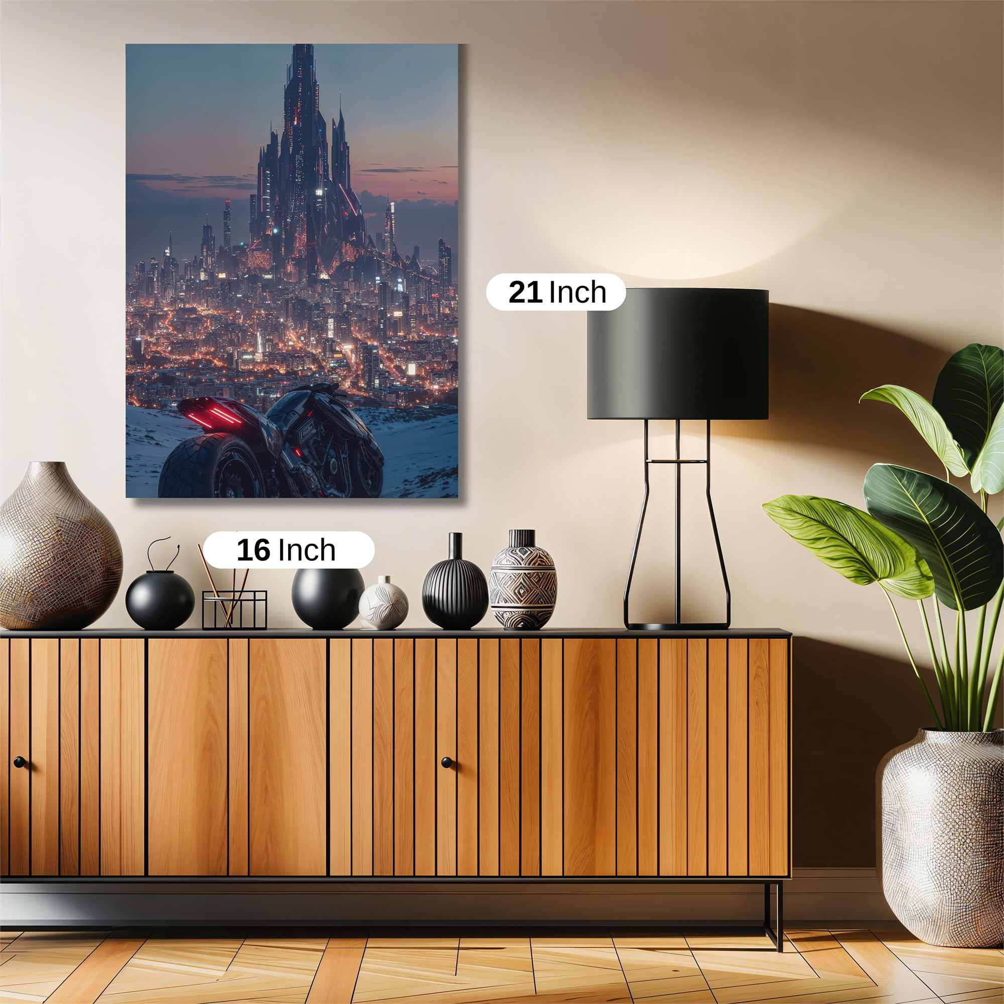 Cyberpunk Twilight Safe Wall Magnetic / M