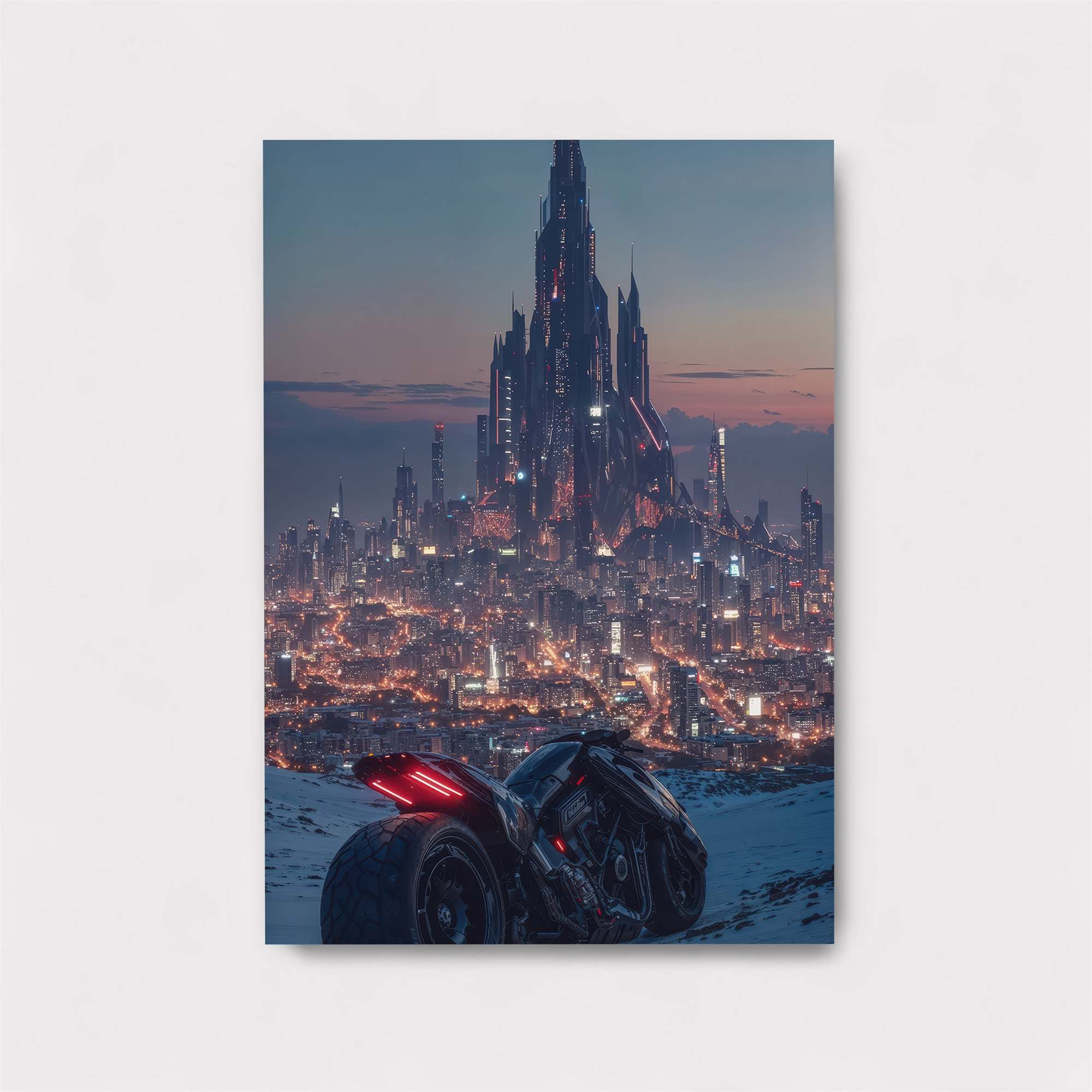 Cyberpunk Twilight Safe Wall Magnetic / M