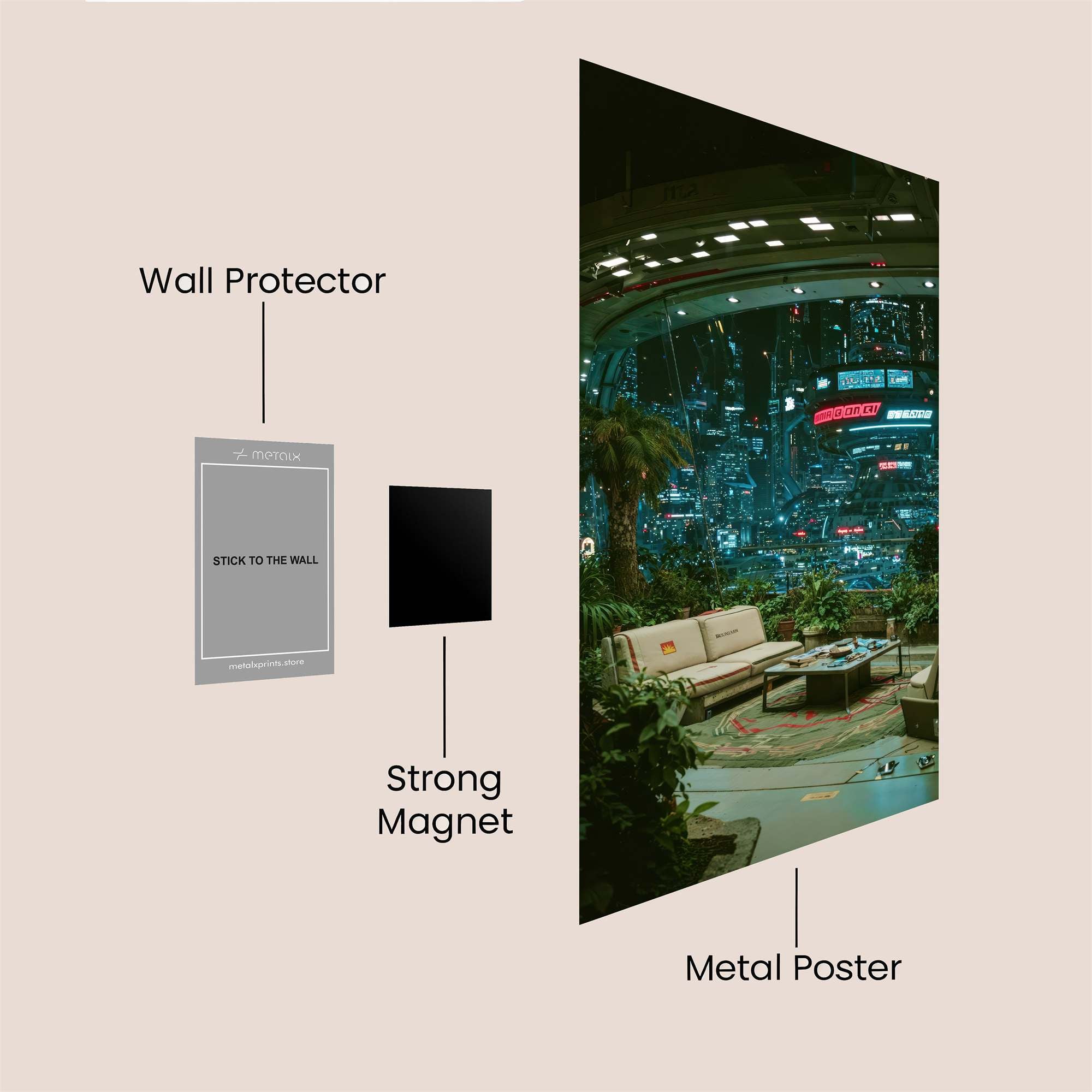 Cyber Oasis Safe Wall Magnetic / M