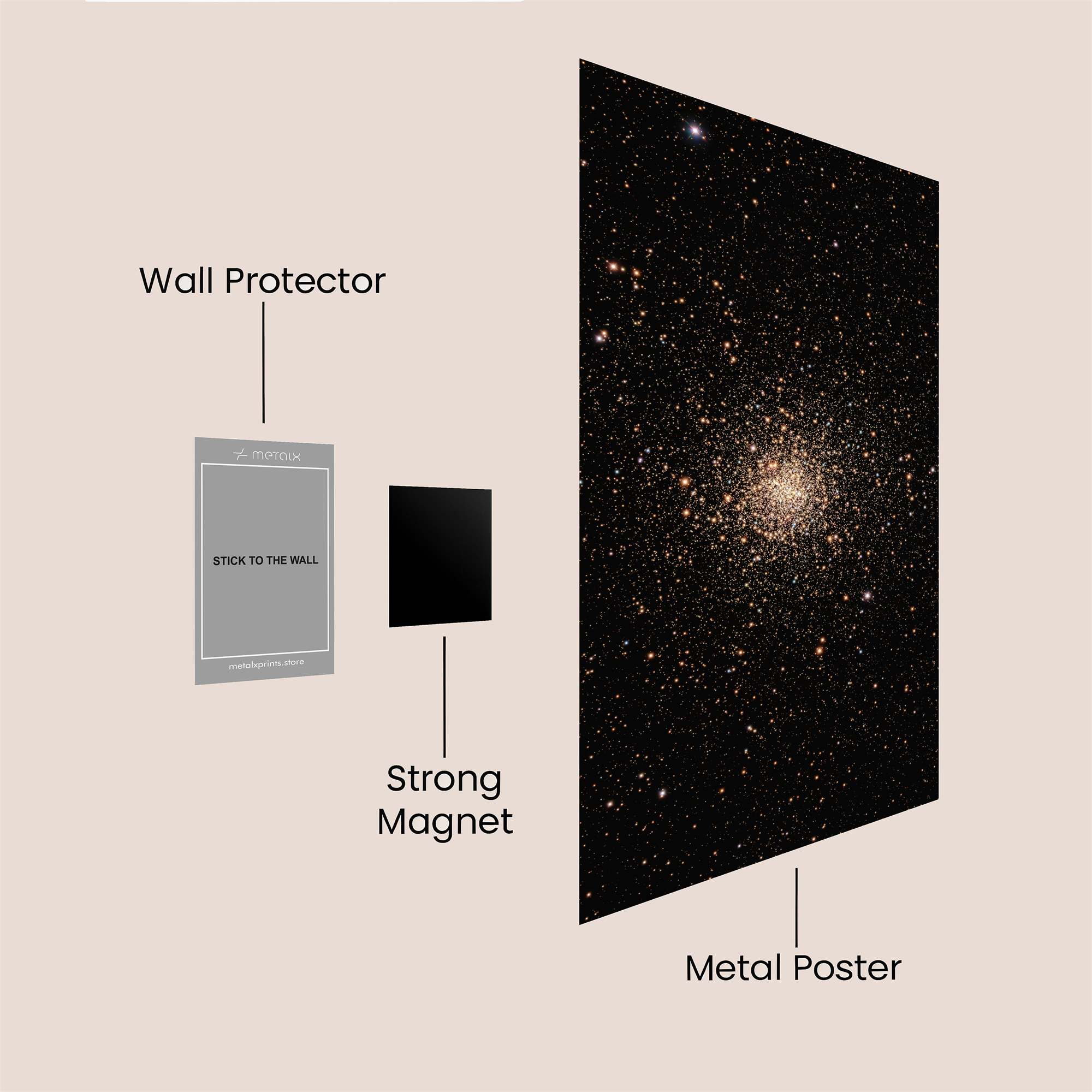 Galactic Whisper Safe Wall Magnetic / M
