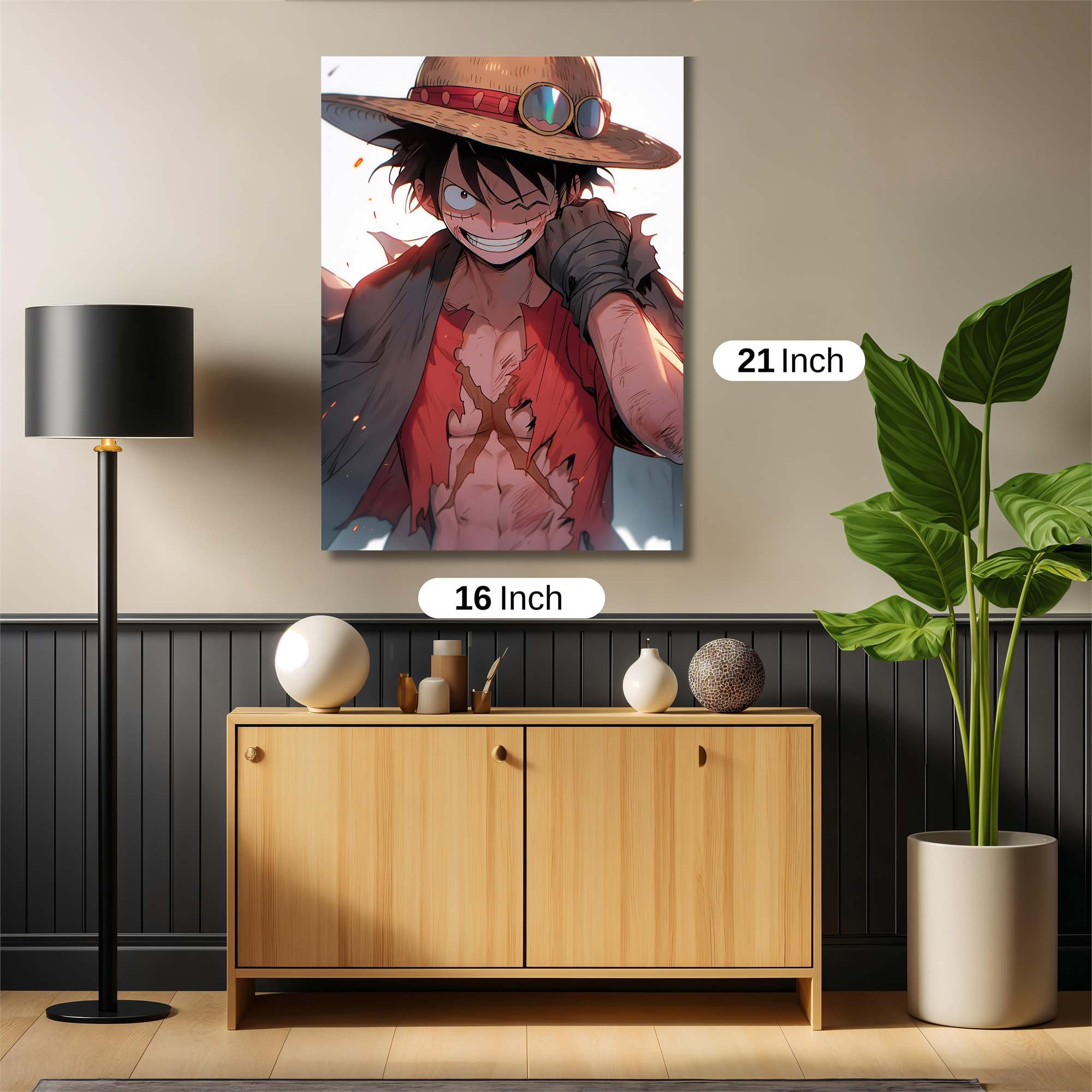 Luffy Radiant Safe Wall Magnetic / M
