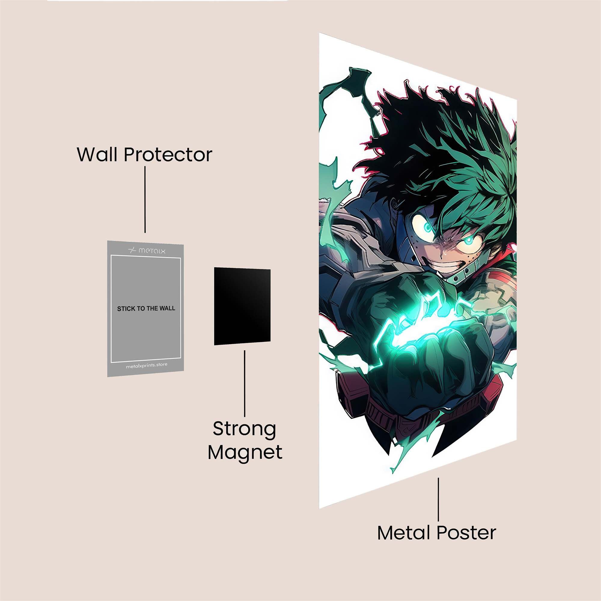 Izuku Empowered Safe Wall Magnetic / M