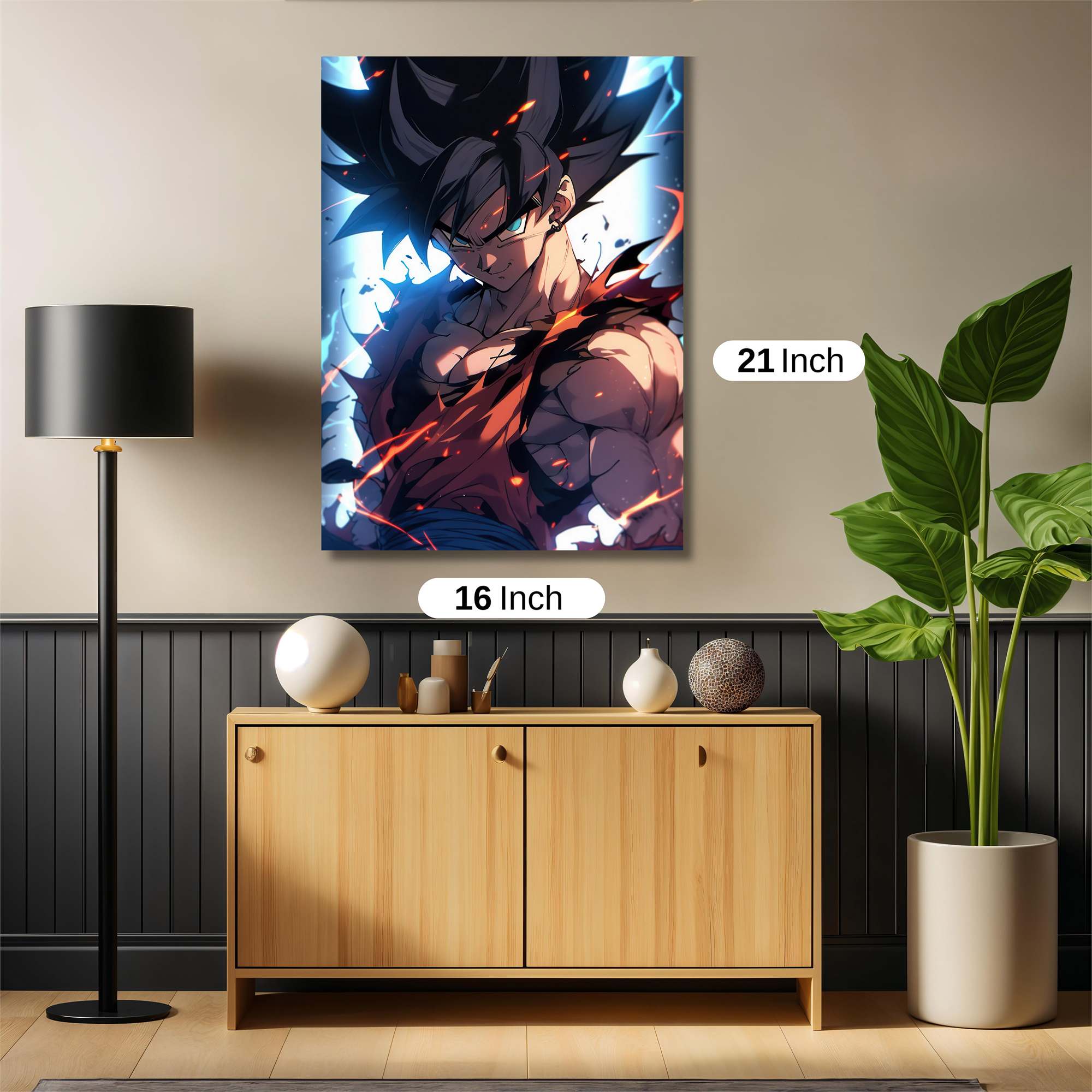 Goku Unleashed Safe Wall Magnetic / M