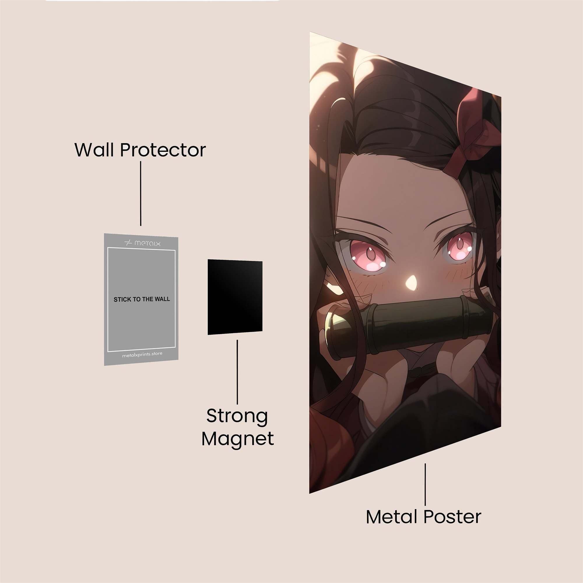 Nezuko Serene Safe Wall Magnetic / M