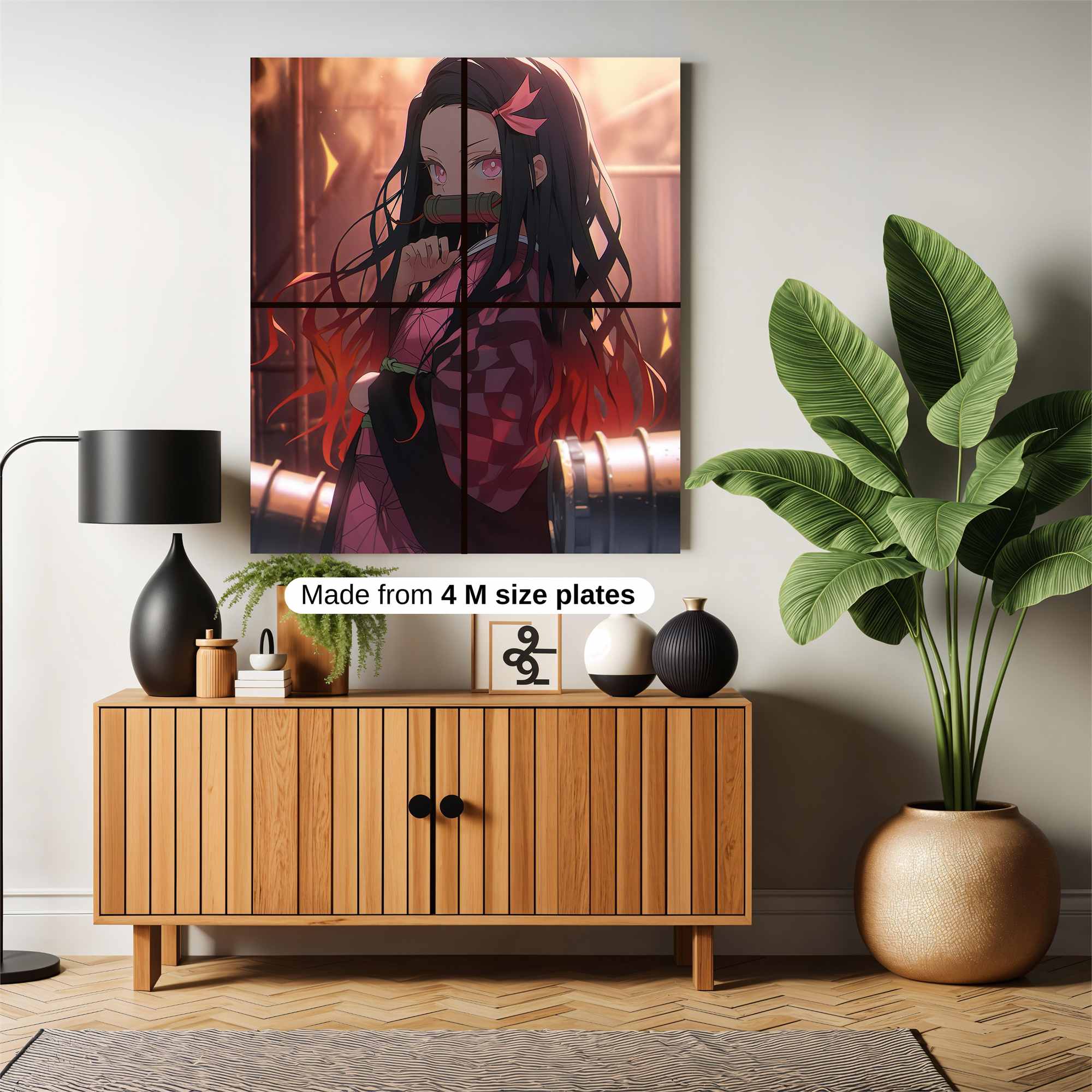 Nezuko Fierce Safe Wall Magnetic / M