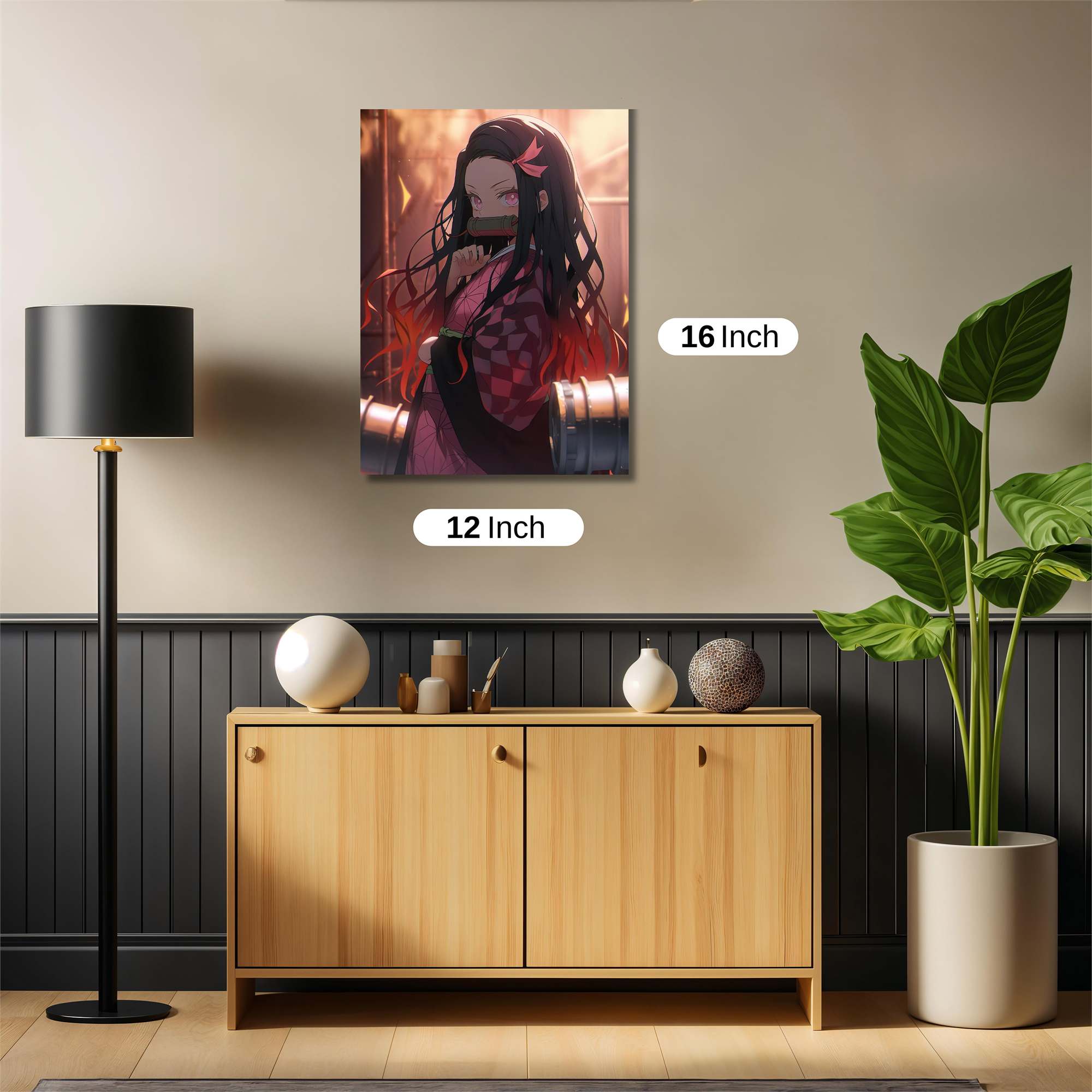 Nezuko Fierce Safe Wall Magnetic / M