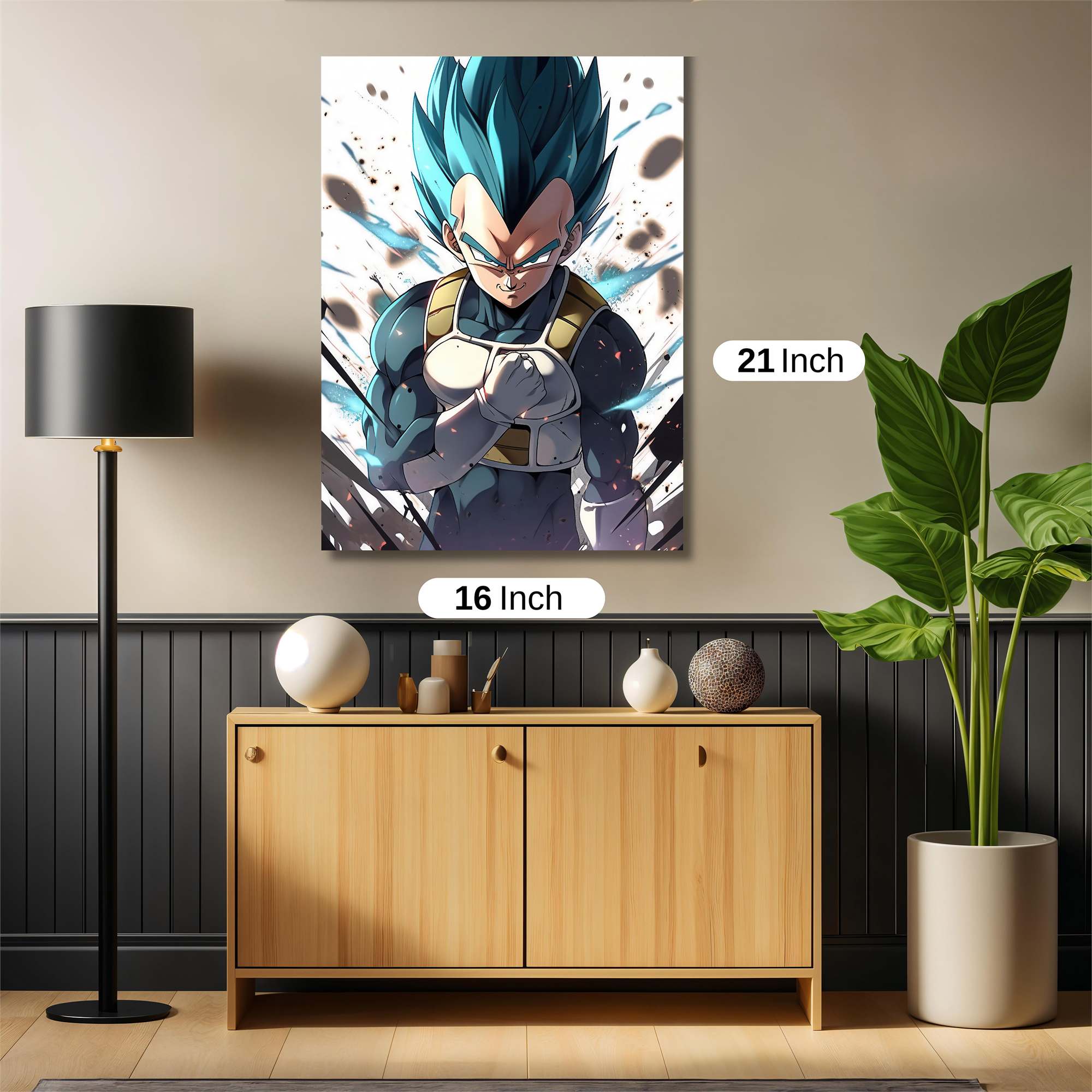 Vegeta Valiant Safe Wall Magnetic / M
