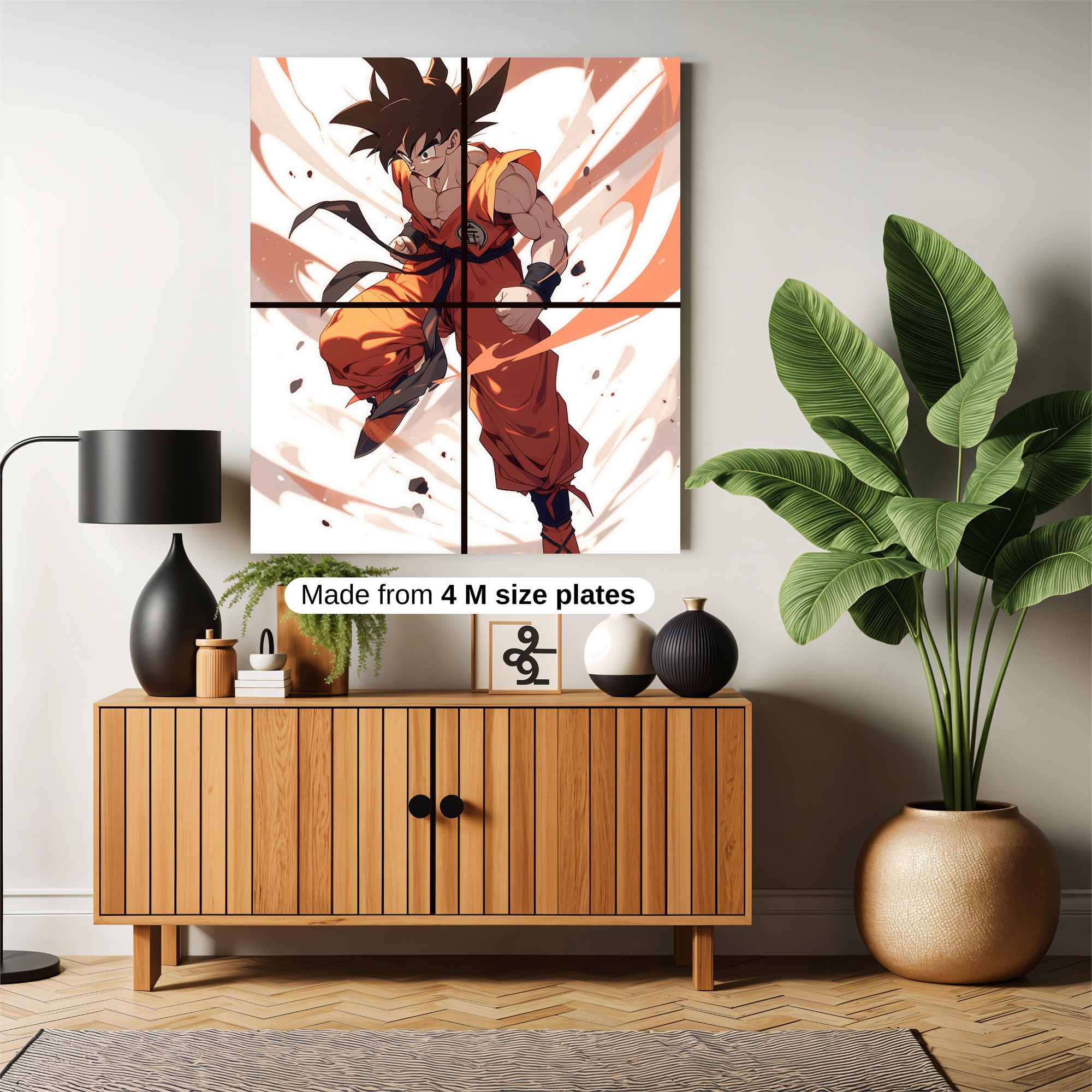 Goku Fierce Safe Wall Magnetic / M
