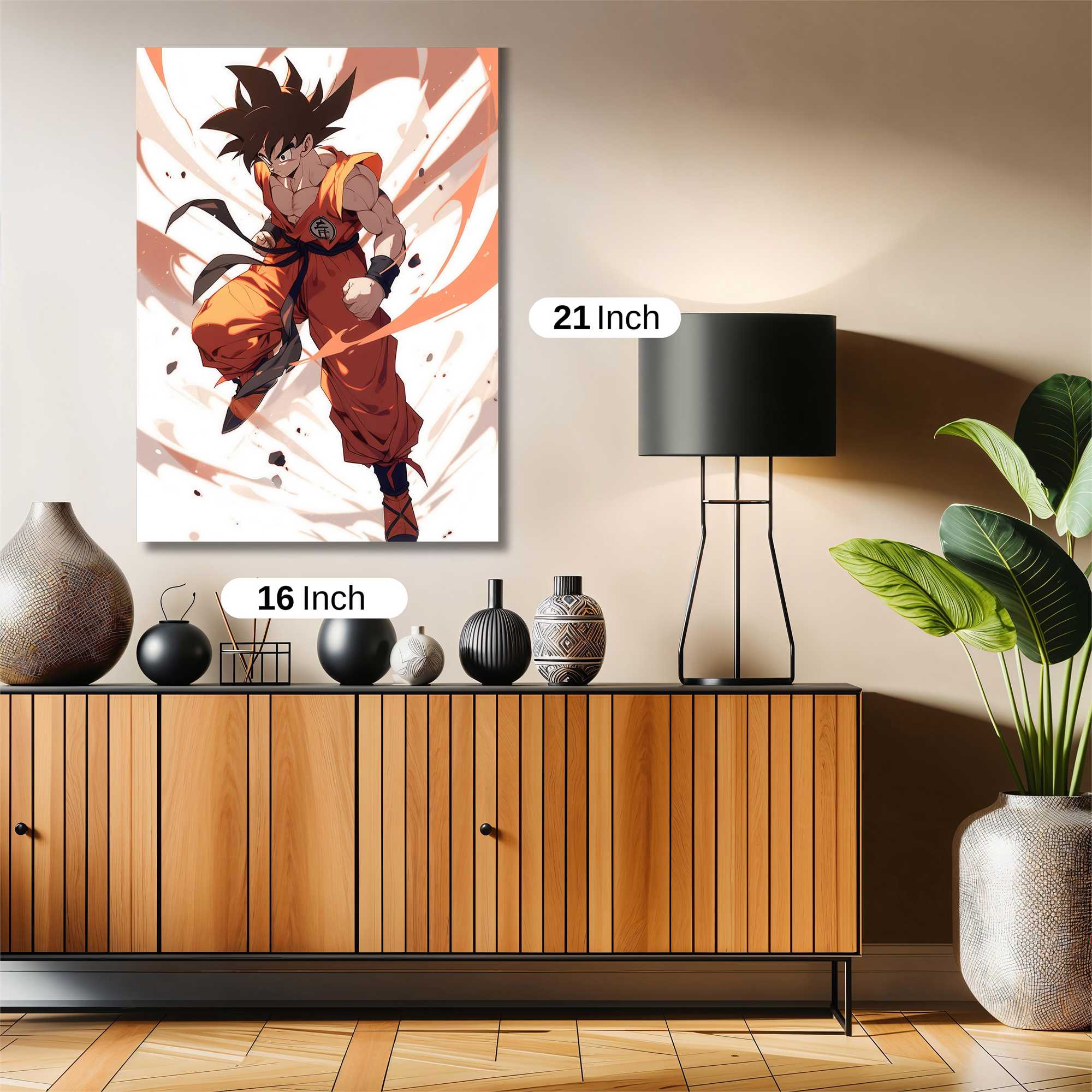 Goku Fierce Safe Wall Magnetic / M