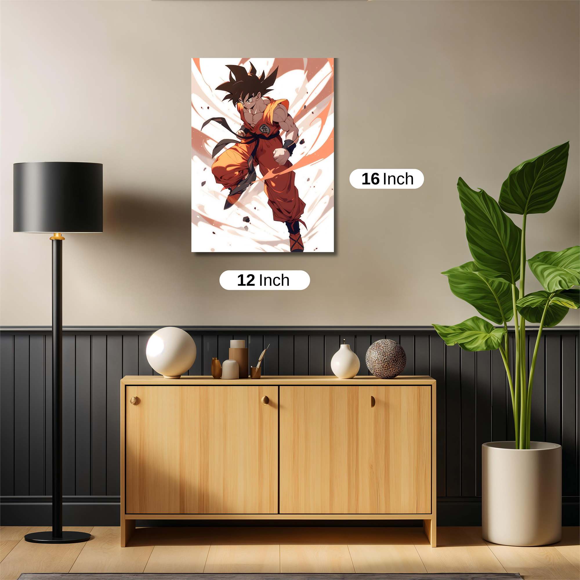 Goku Fierce Safe Wall Magnetic / M
