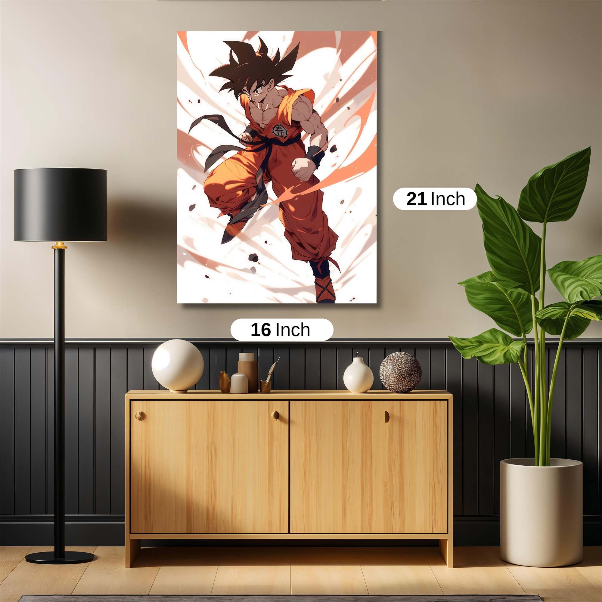 Goku Fierce Safe Wall Magnetic / M