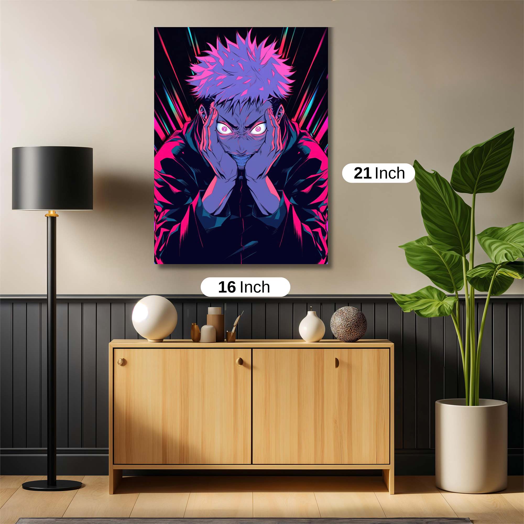 Sukuna Sinister Safe Wall Magnetic / M