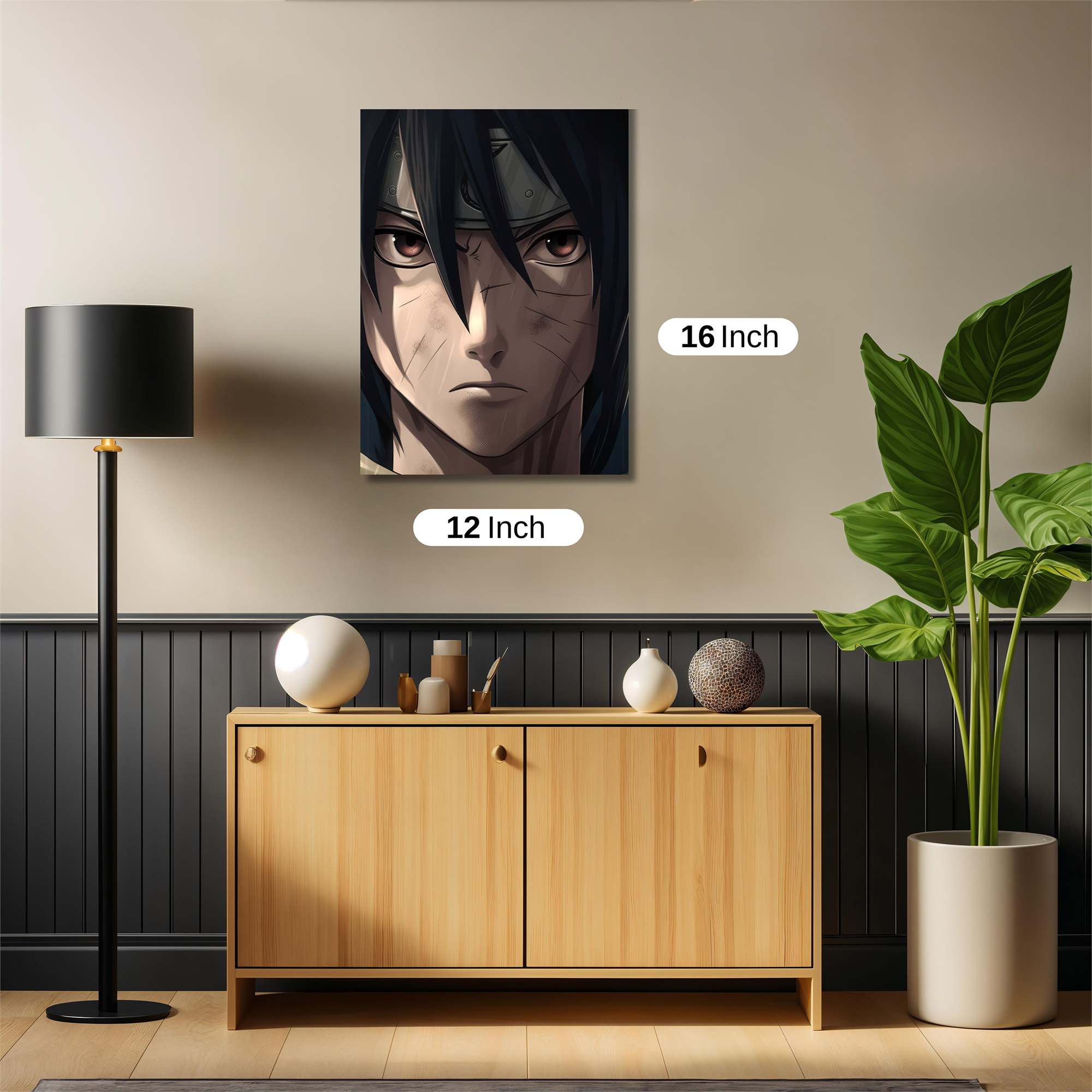 Naruto Determined Safe Wall Magnetic / M