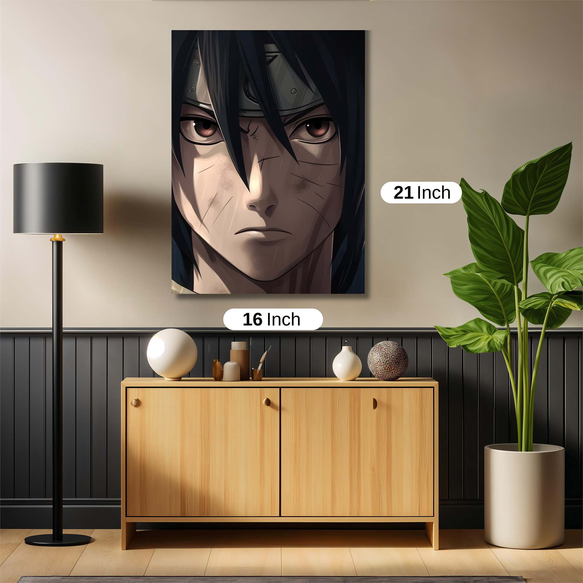 Naruto Determined Safe Wall Magnetic / M