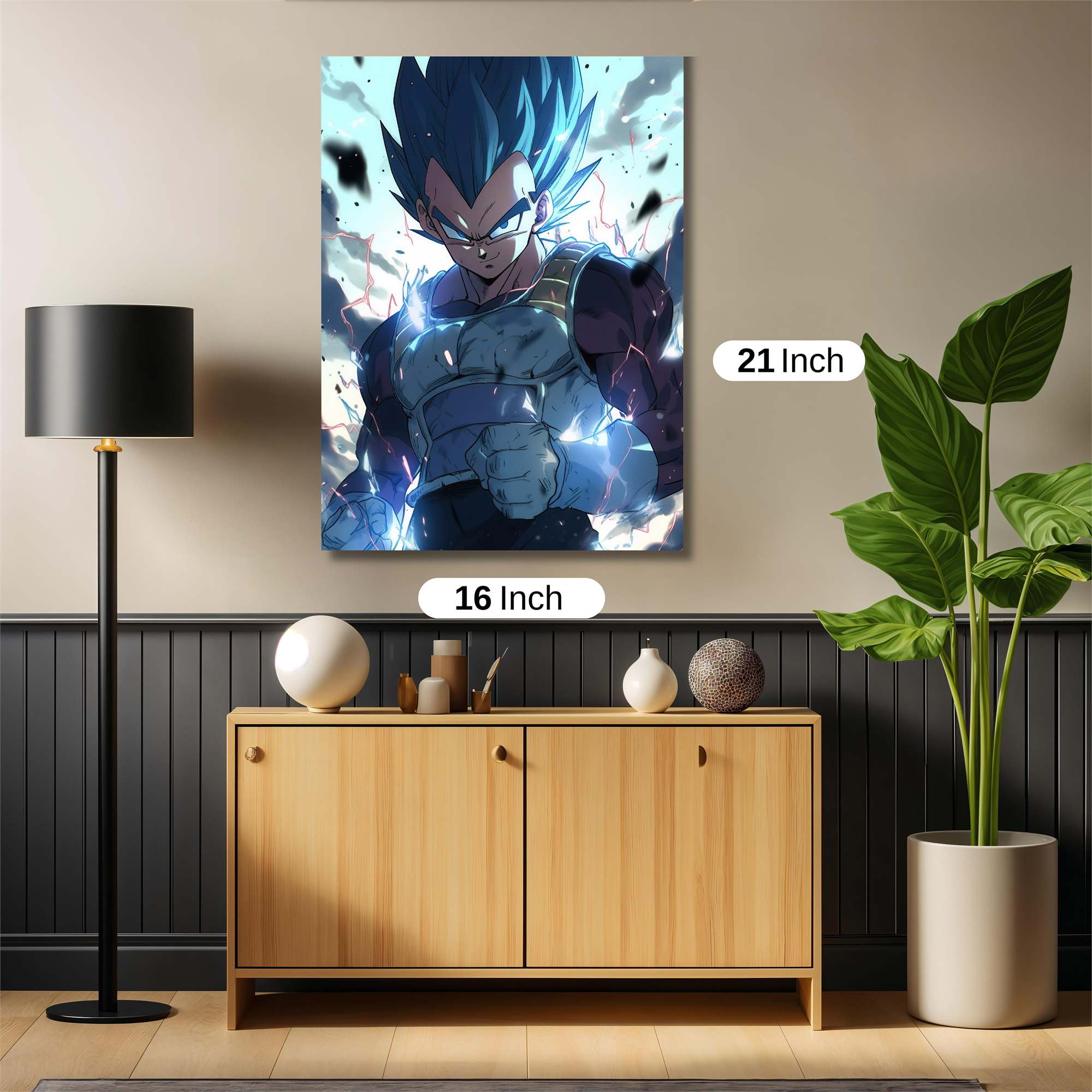 Vegeta Valiant Safe Wall Magnetic / M