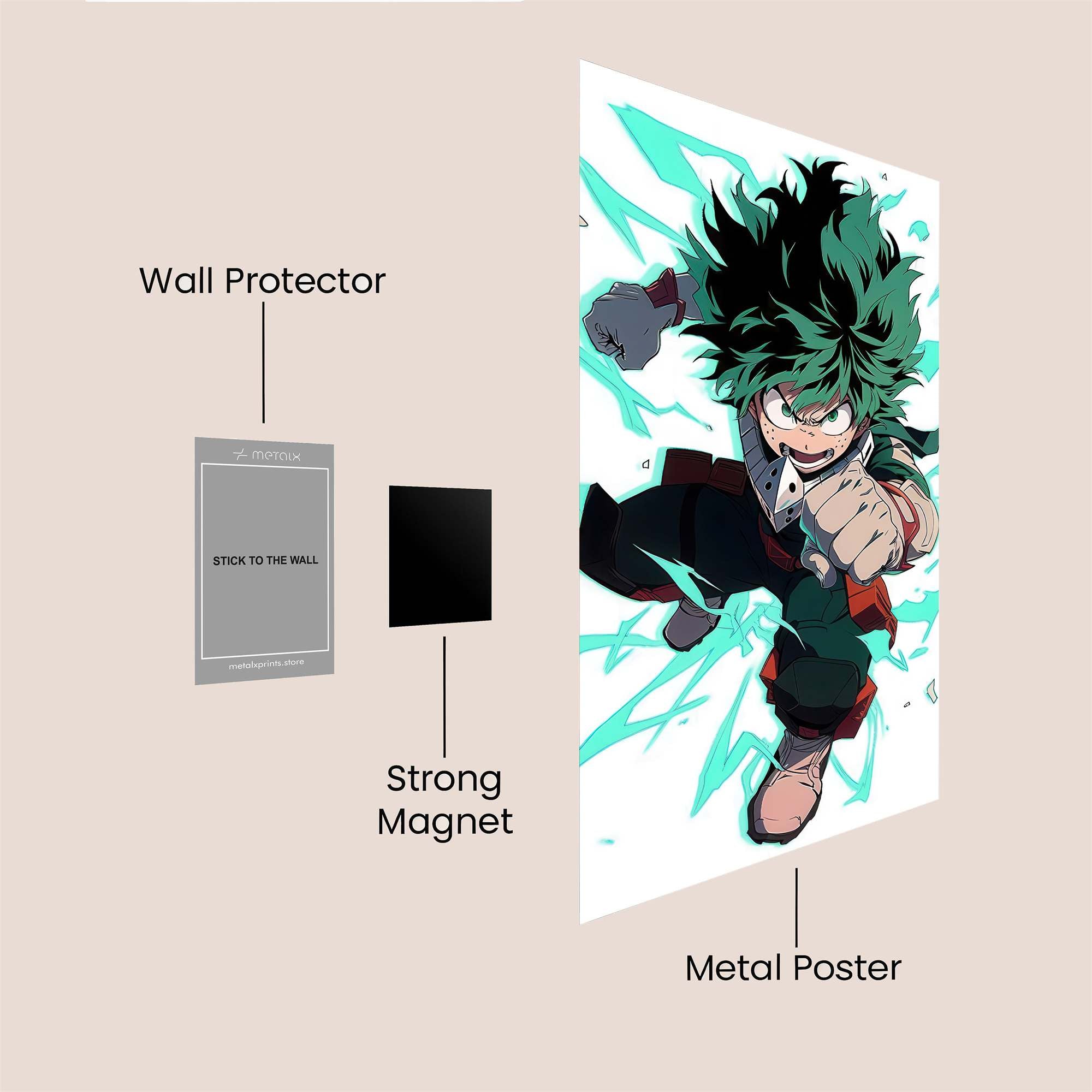 Izuku Exhilaration Safe Wall Magnetic / M