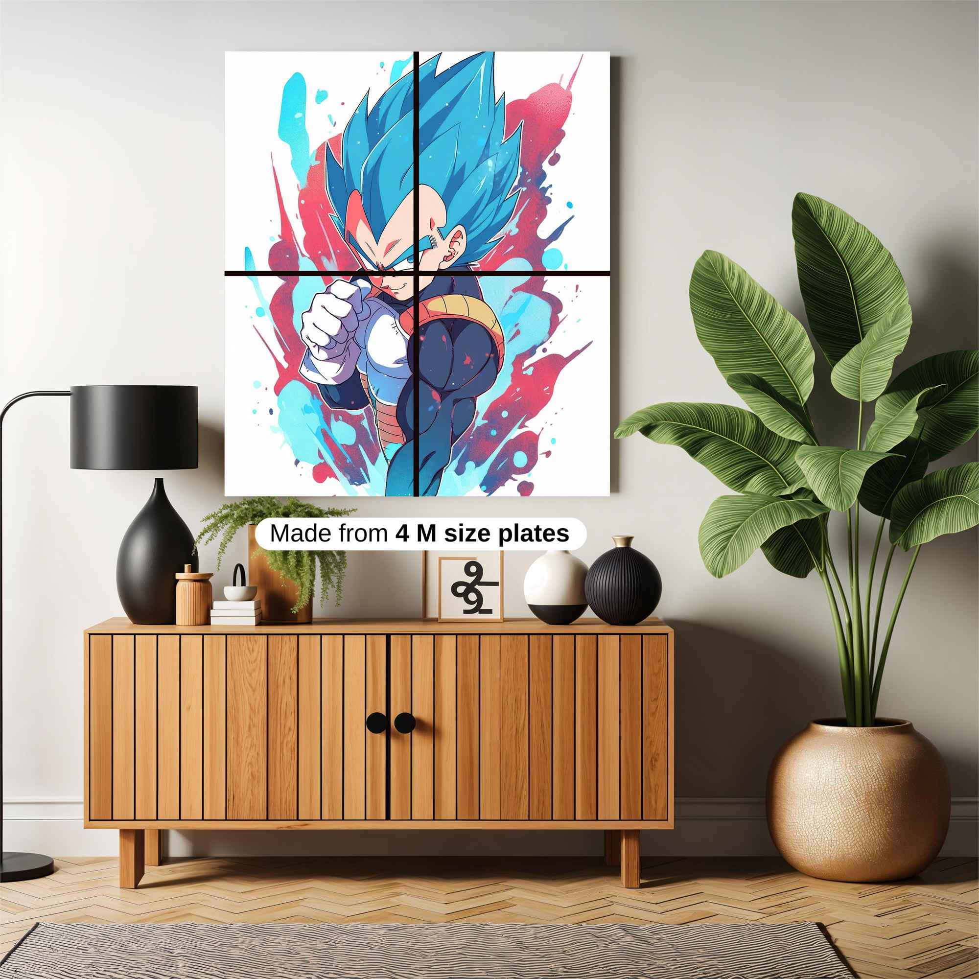 Vegeta Vibrant Safe Wall Magnetic / M