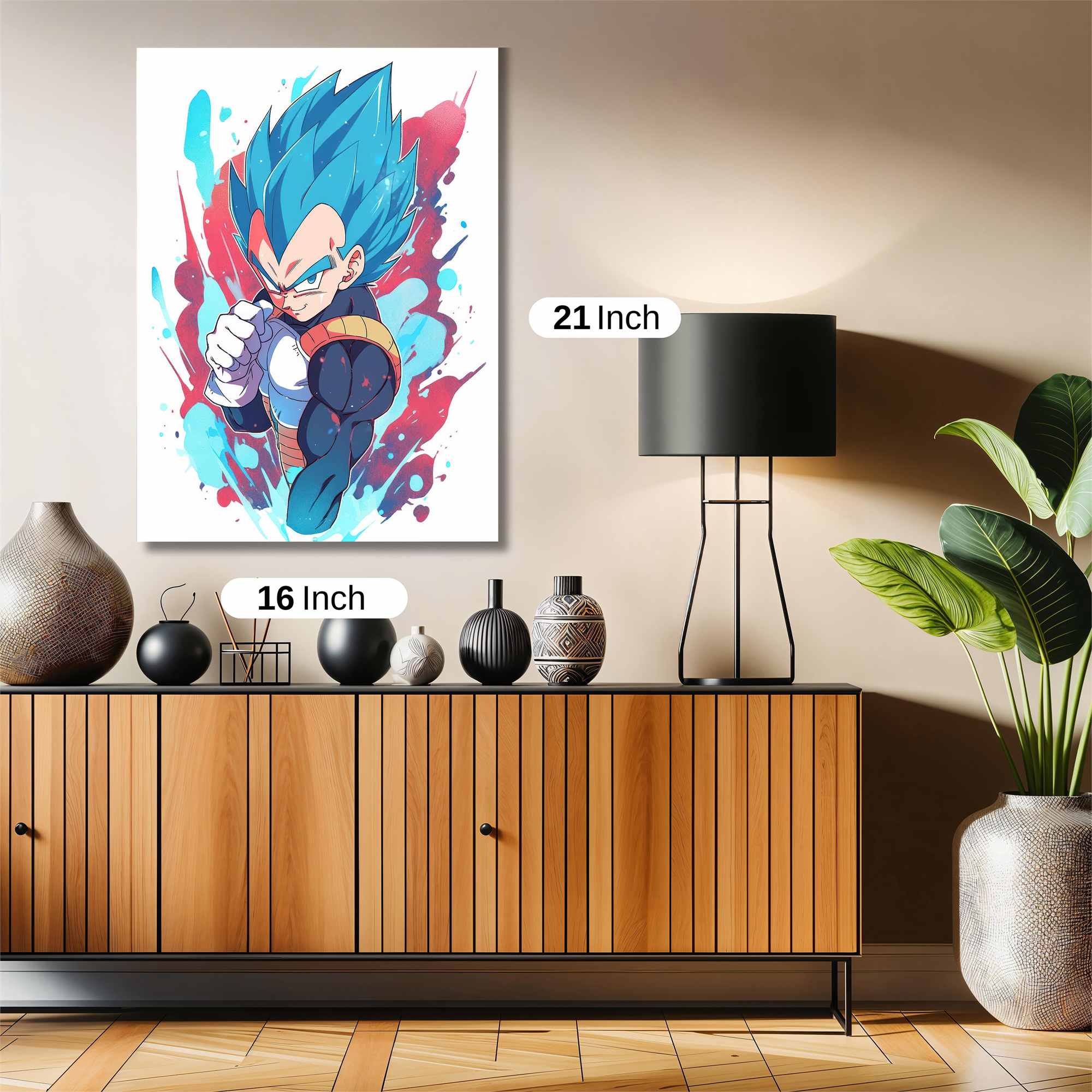 Vegeta Vibrant Safe Wall Magnetic / M