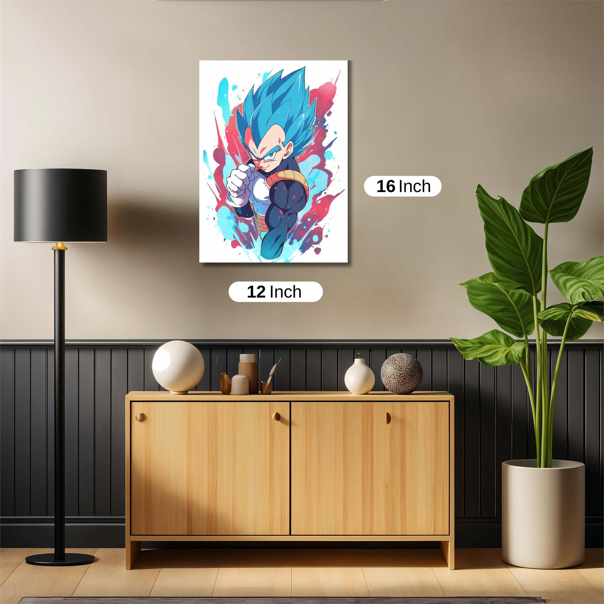 Vegeta Vibrant Safe Wall Magnetic / M