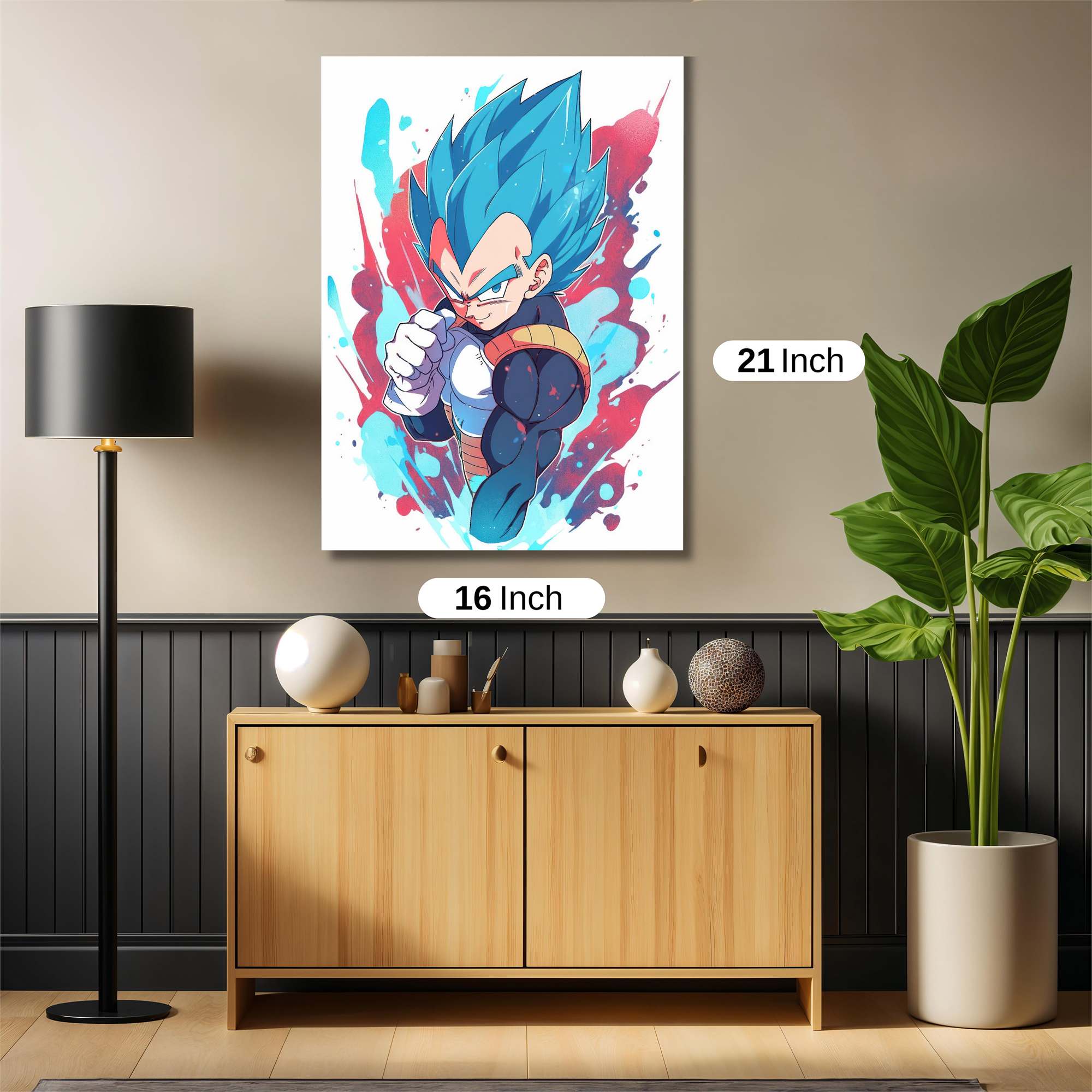 Vegeta Vibrant Safe Wall Magnetic / M