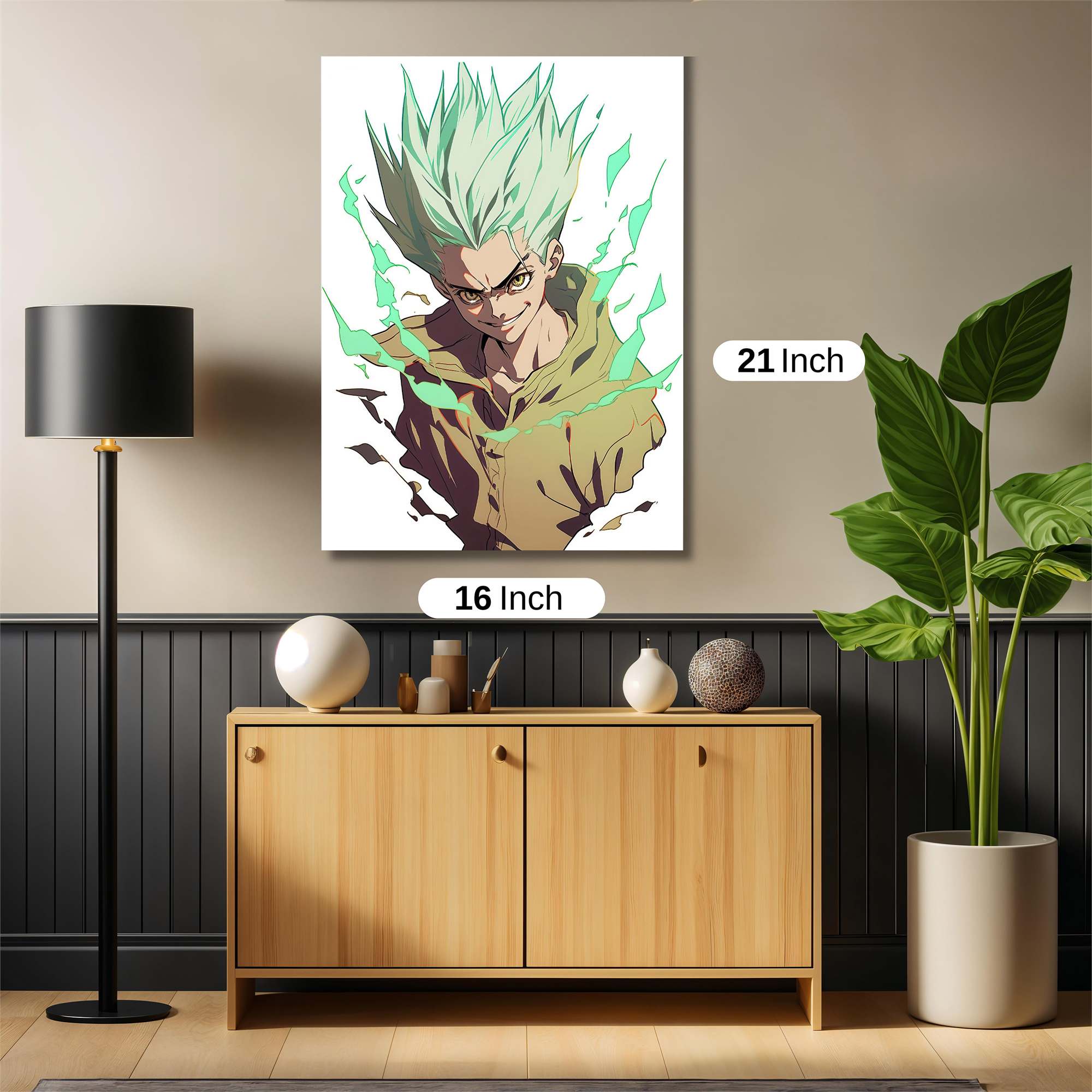 Saitama Fierce Safe Wall Magnetic / M