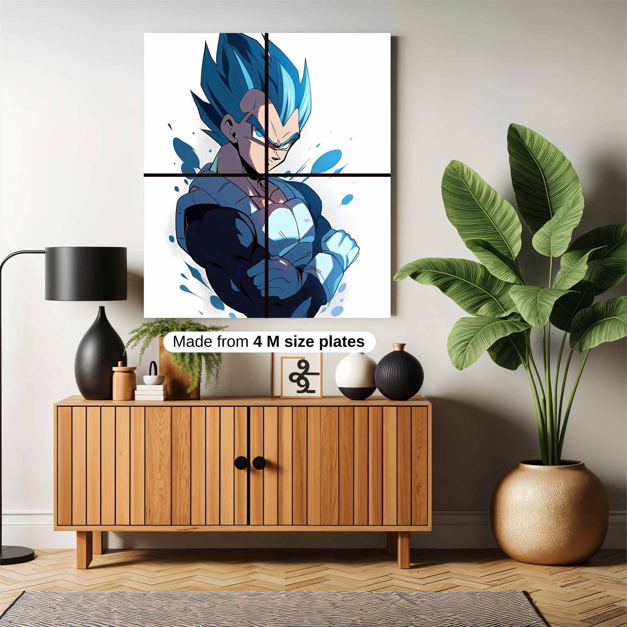 Vegeta Vibrant Safe Wall Magnetic / M