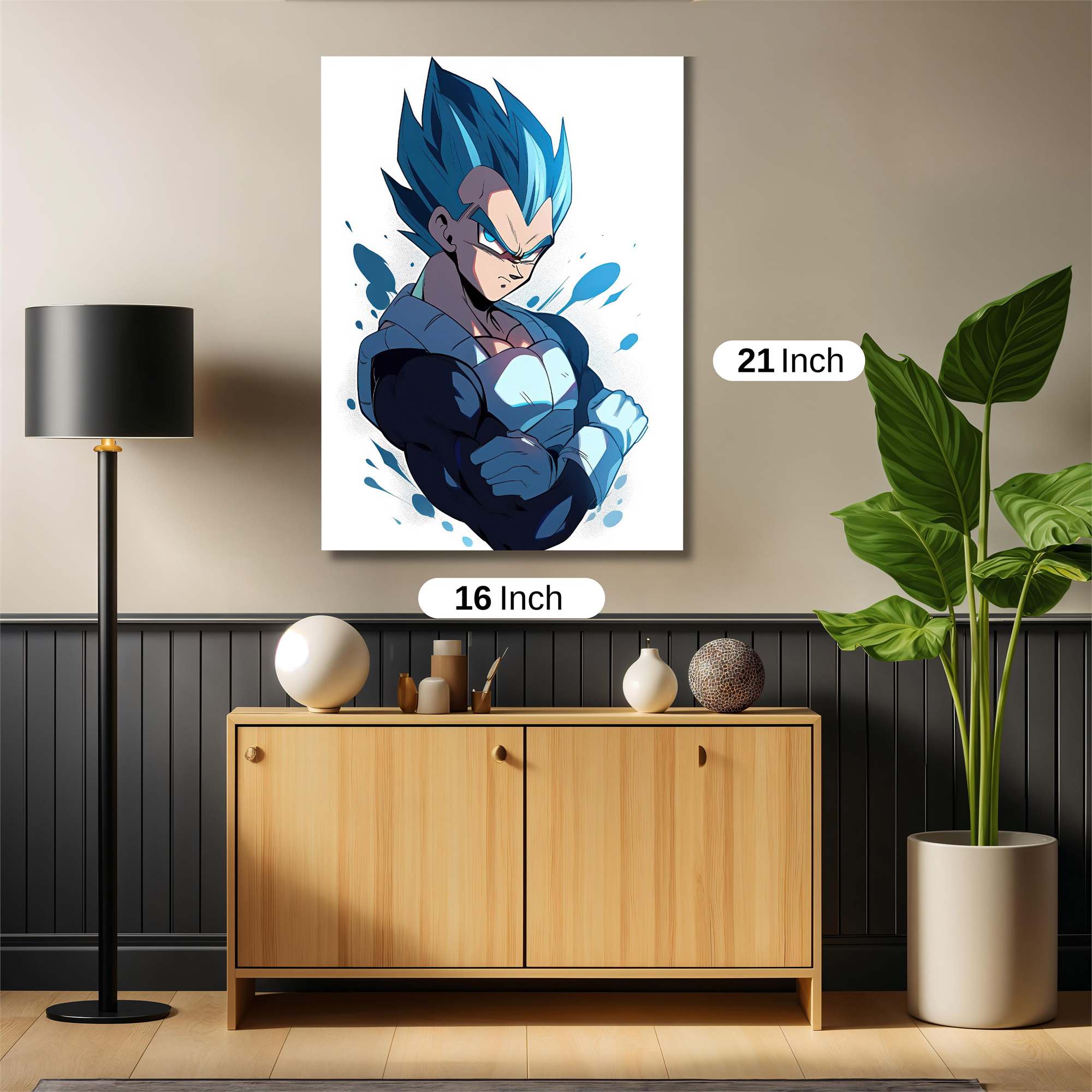 Vegeta Vibrant Safe Wall Magnetic / M