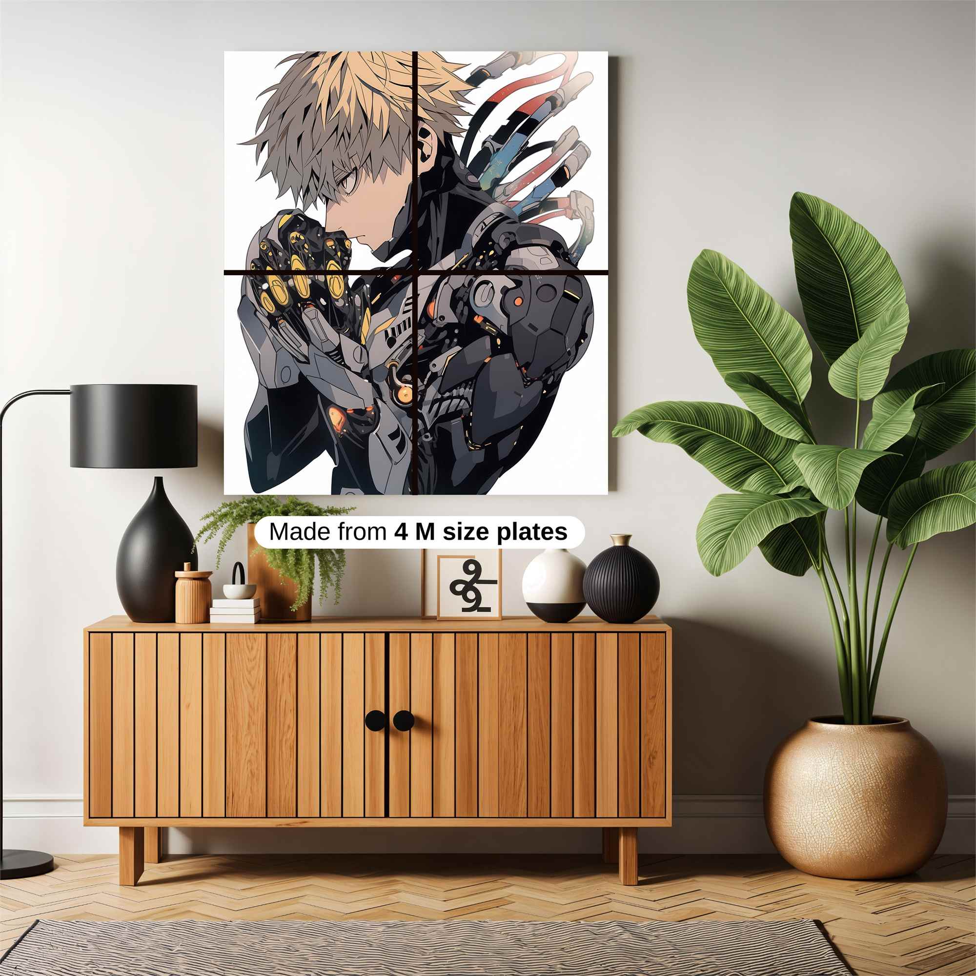 Genos Reflective Safe Wall Magnetic / M