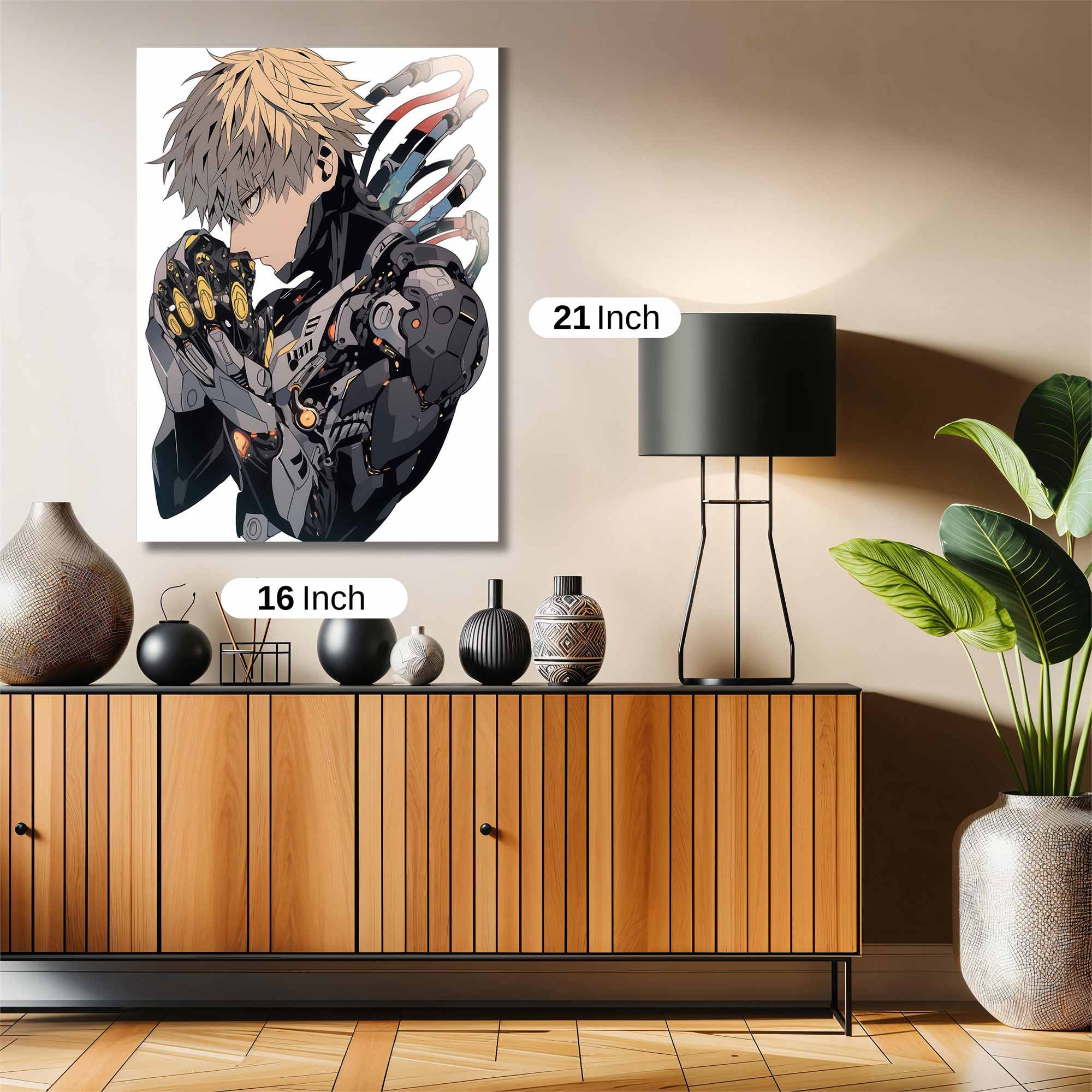 Genos Reflective Safe Wall Magnetic / M