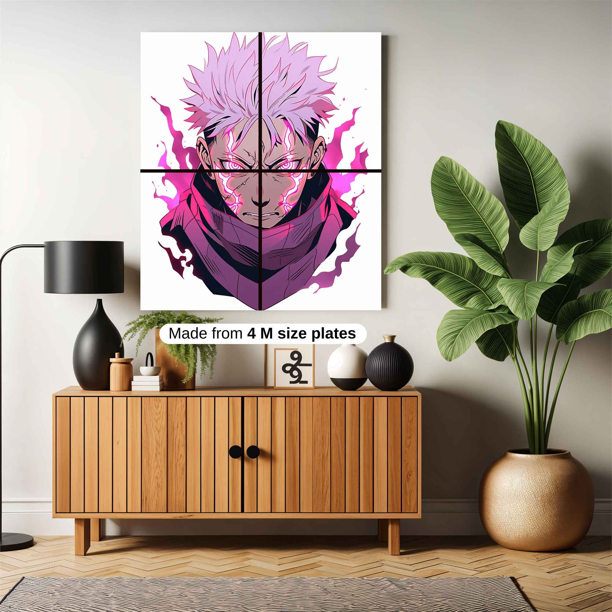 Sukuna Ferocious Safe Wall Magnetic / M