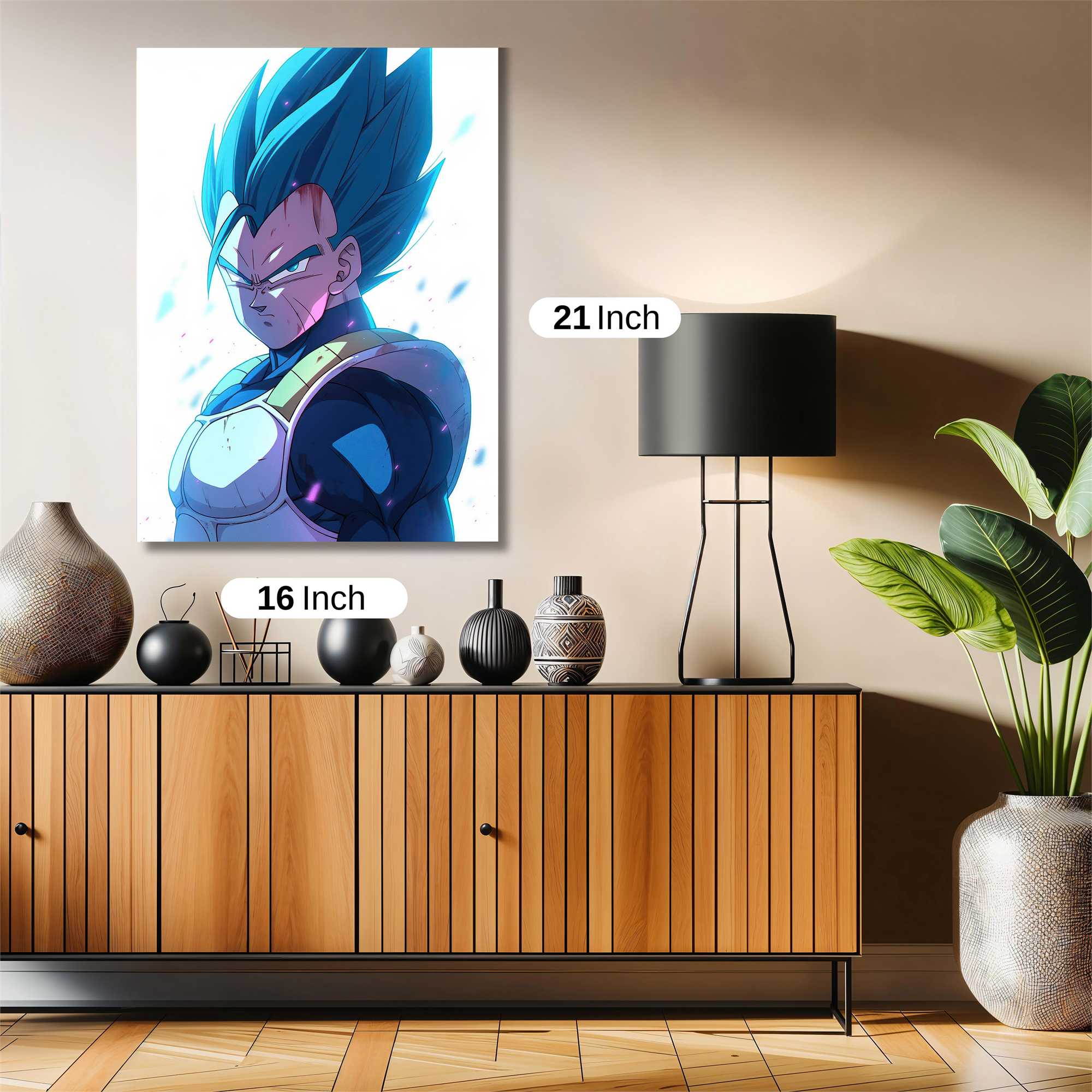Vegeta Radiant Safe Wall Magnetic / M