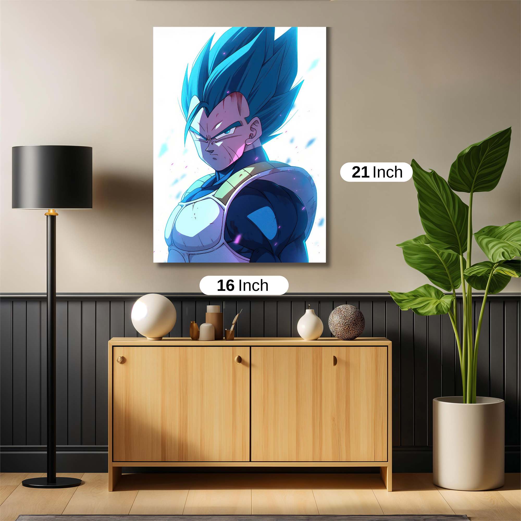 Vegeta Radiant Safe Wall Magnetic / M